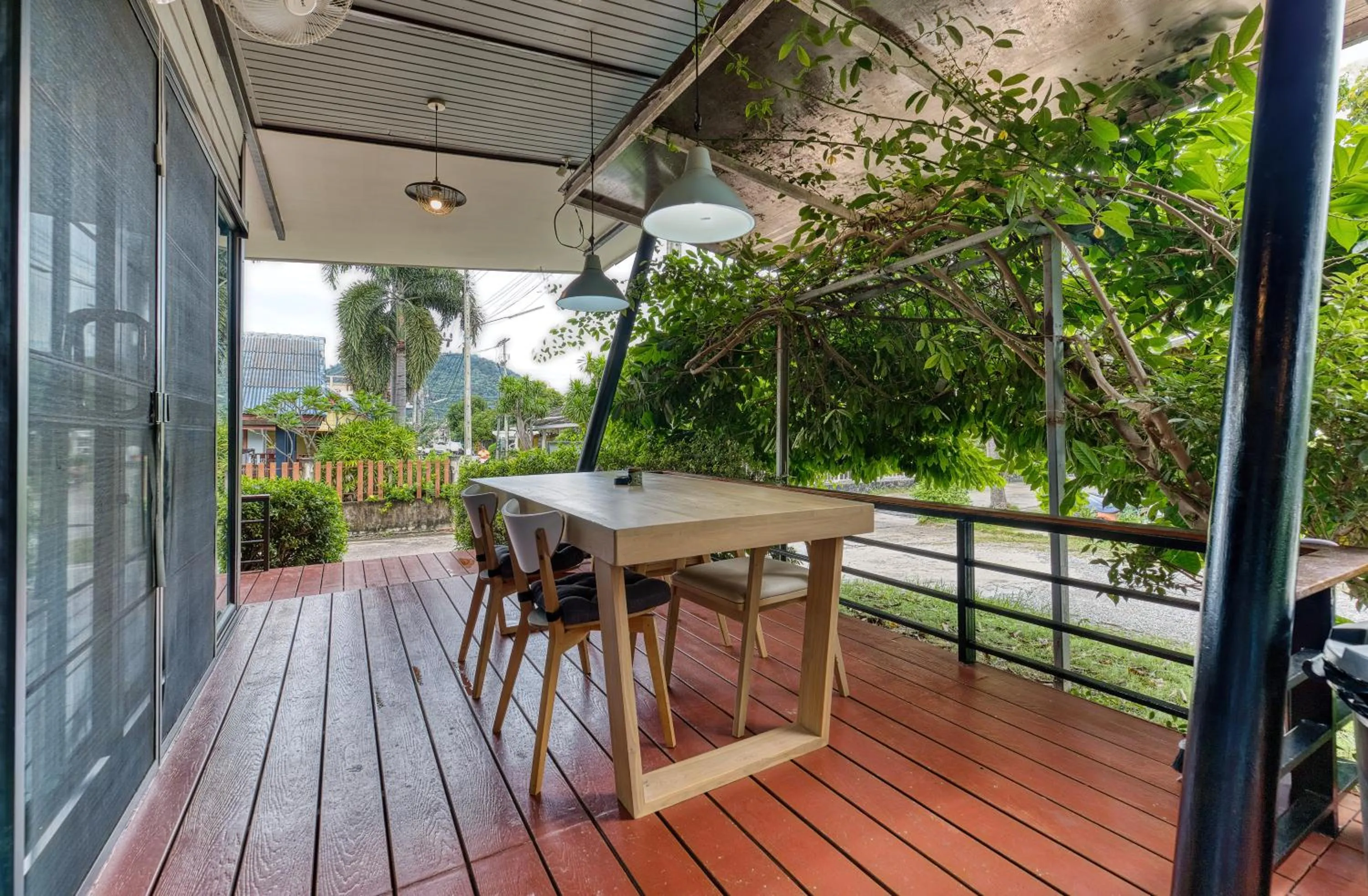Balcony/Terrace in Jasmine Garden Bungalow