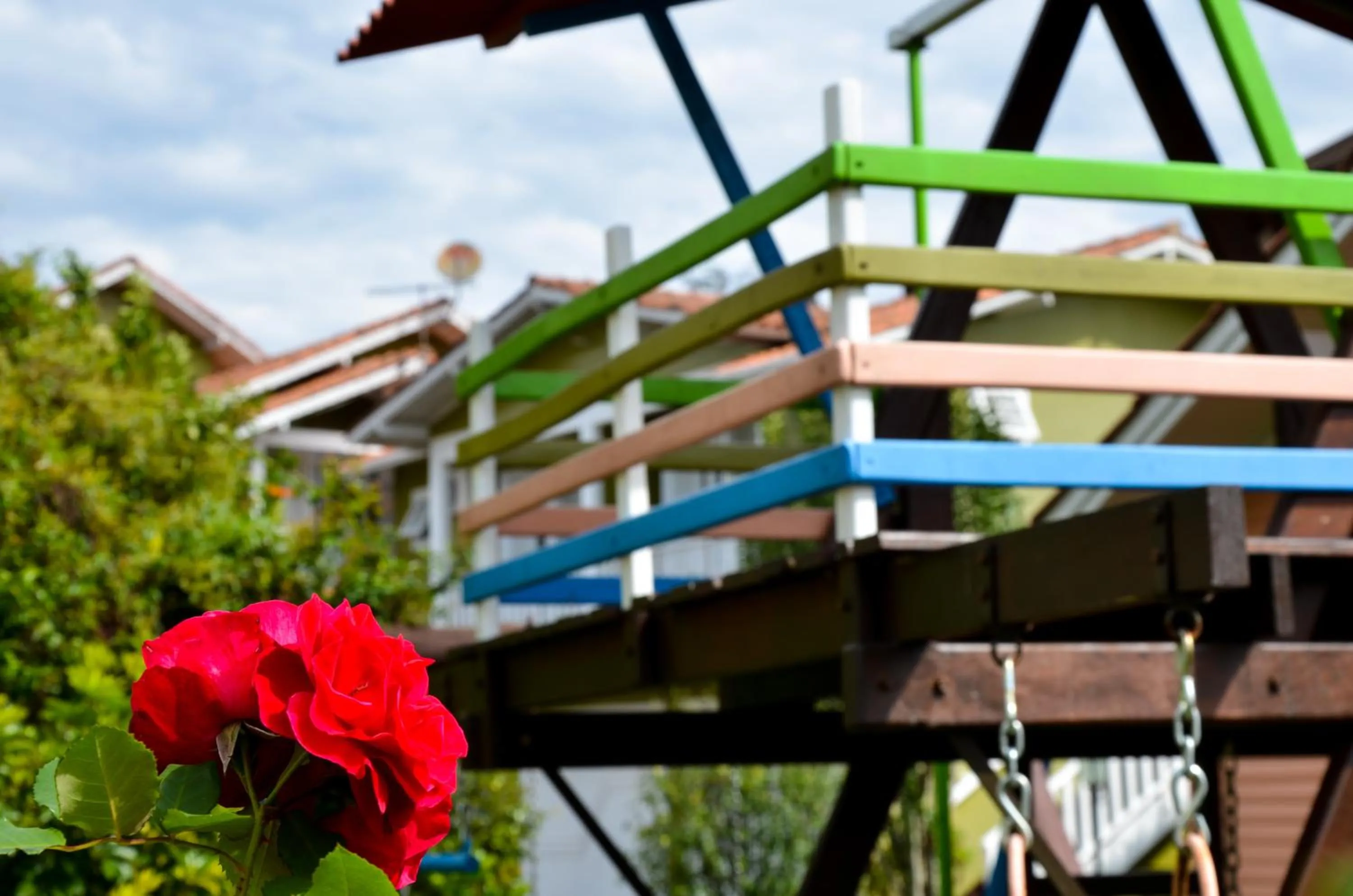 Garden view in Pousada Gramadense