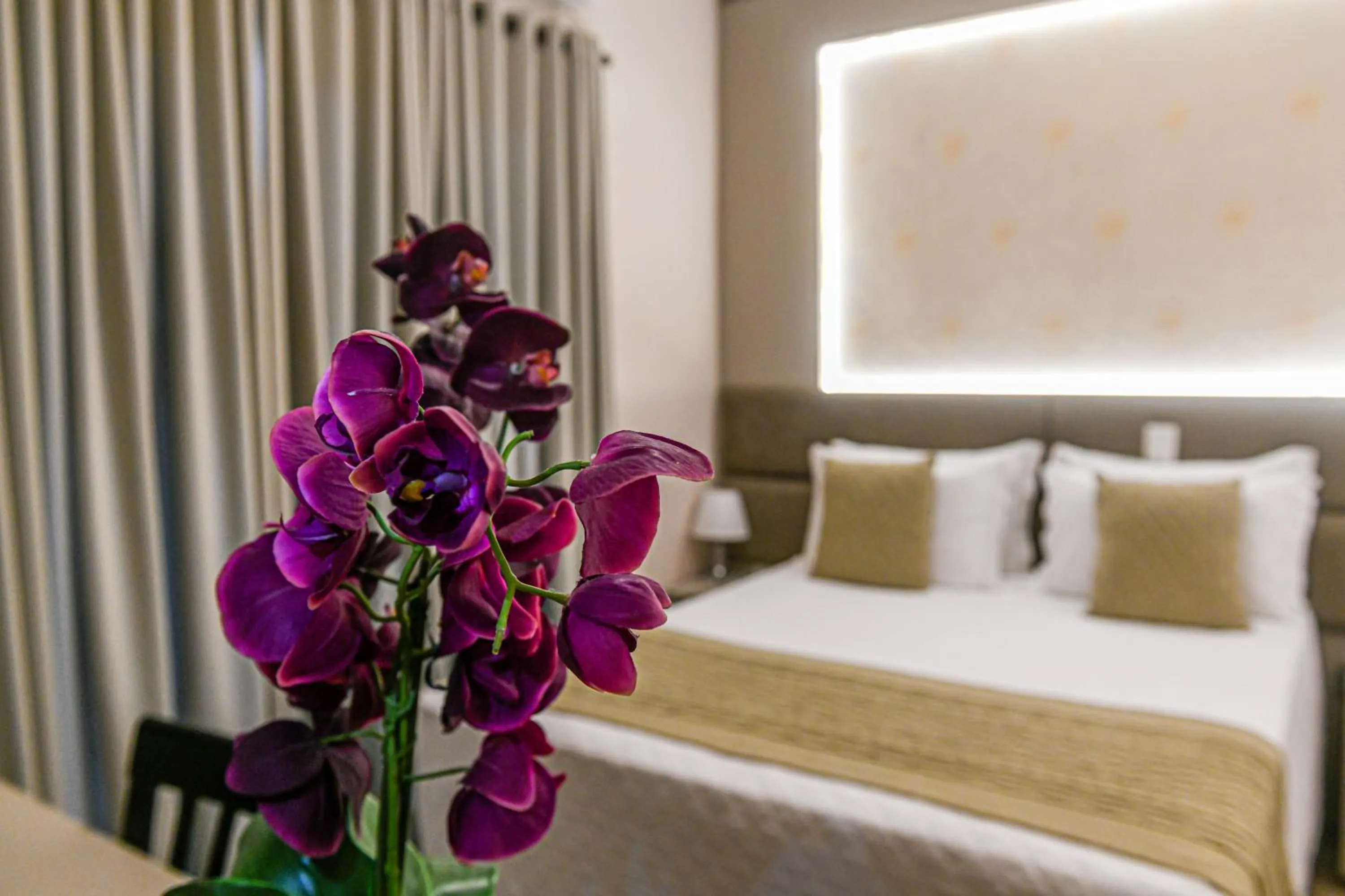 Decorative detail, Bed in Hotel Kaster