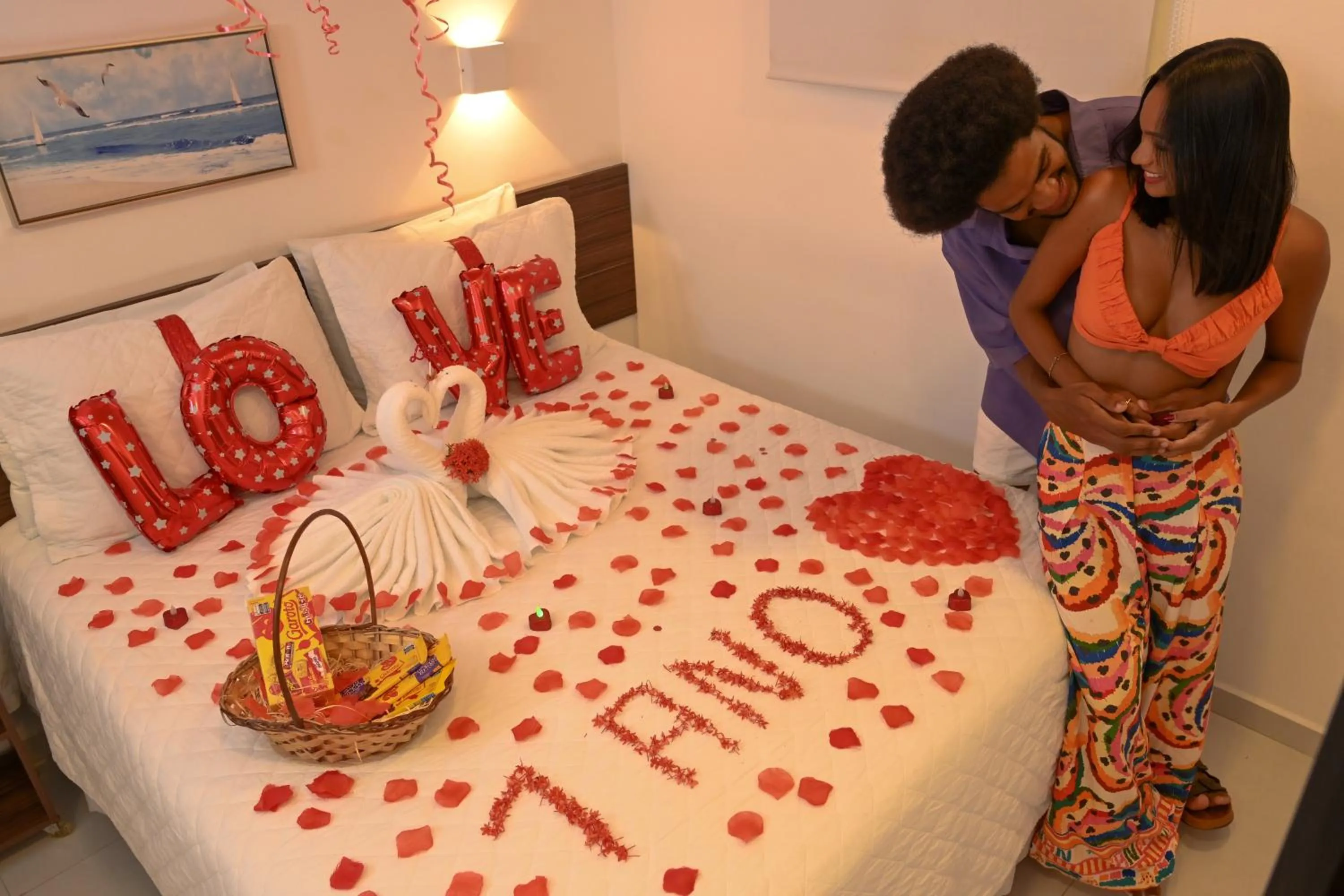 Bed in Pousada Galemares