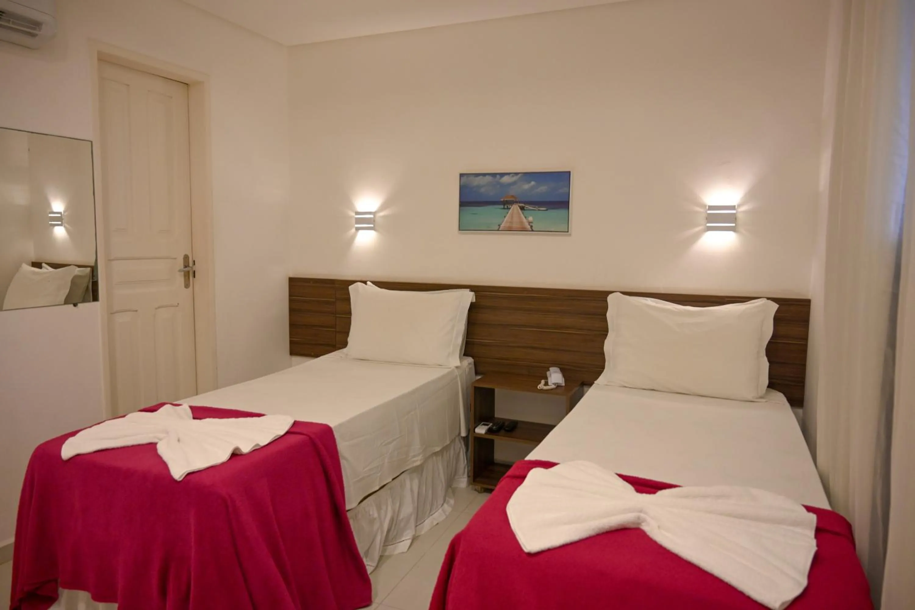 Bed in Pousada Galemares