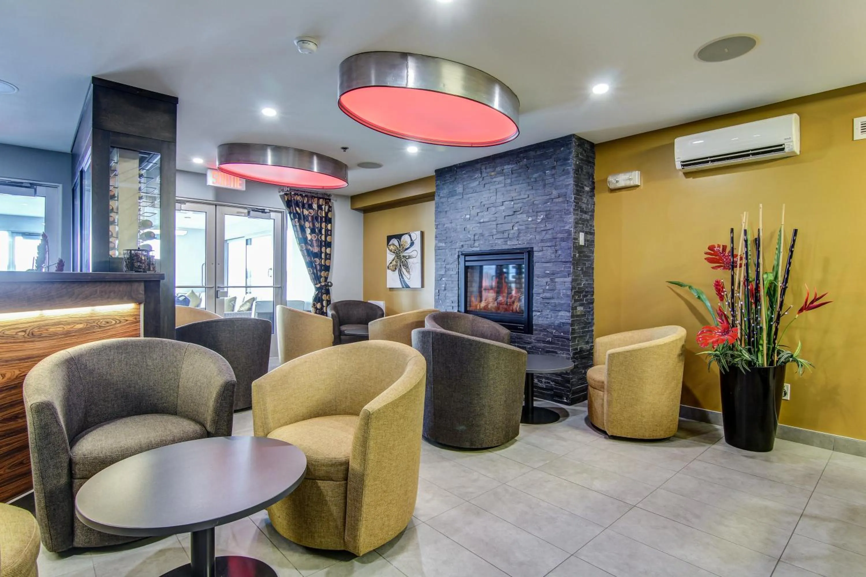 Seating area in Hotel De La Borealie