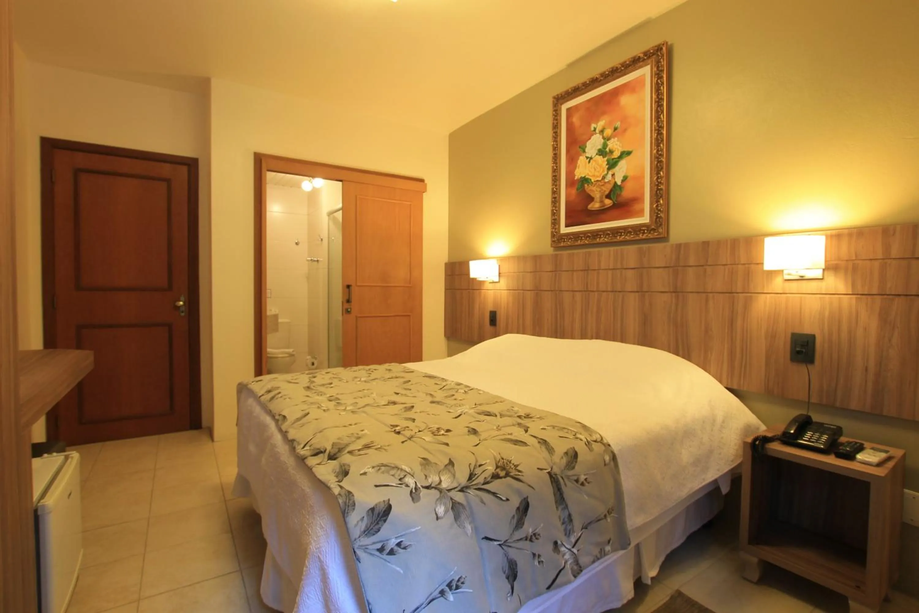 Bed in Pousada Águia Branca