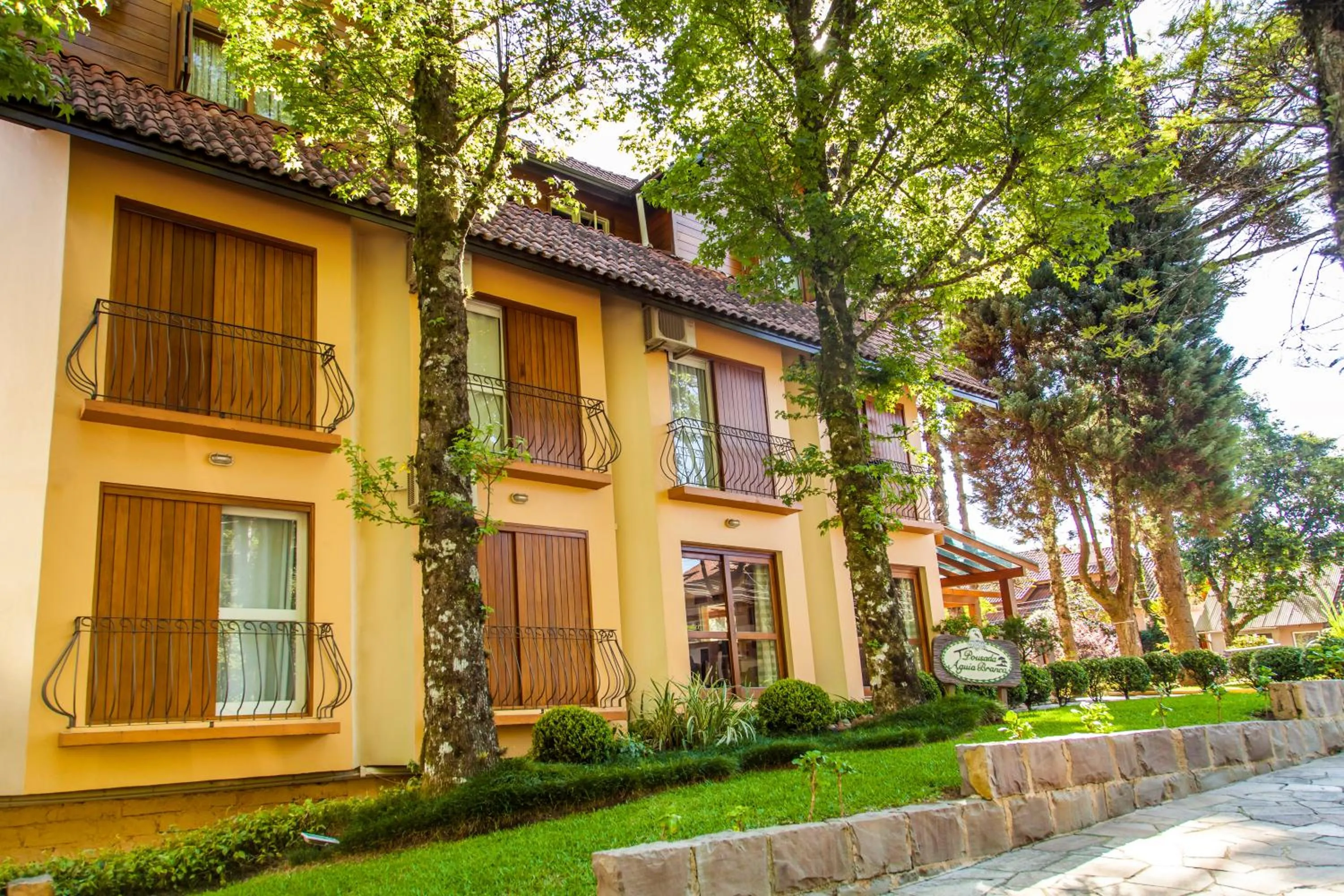 Patio in Pousada Águia Branca