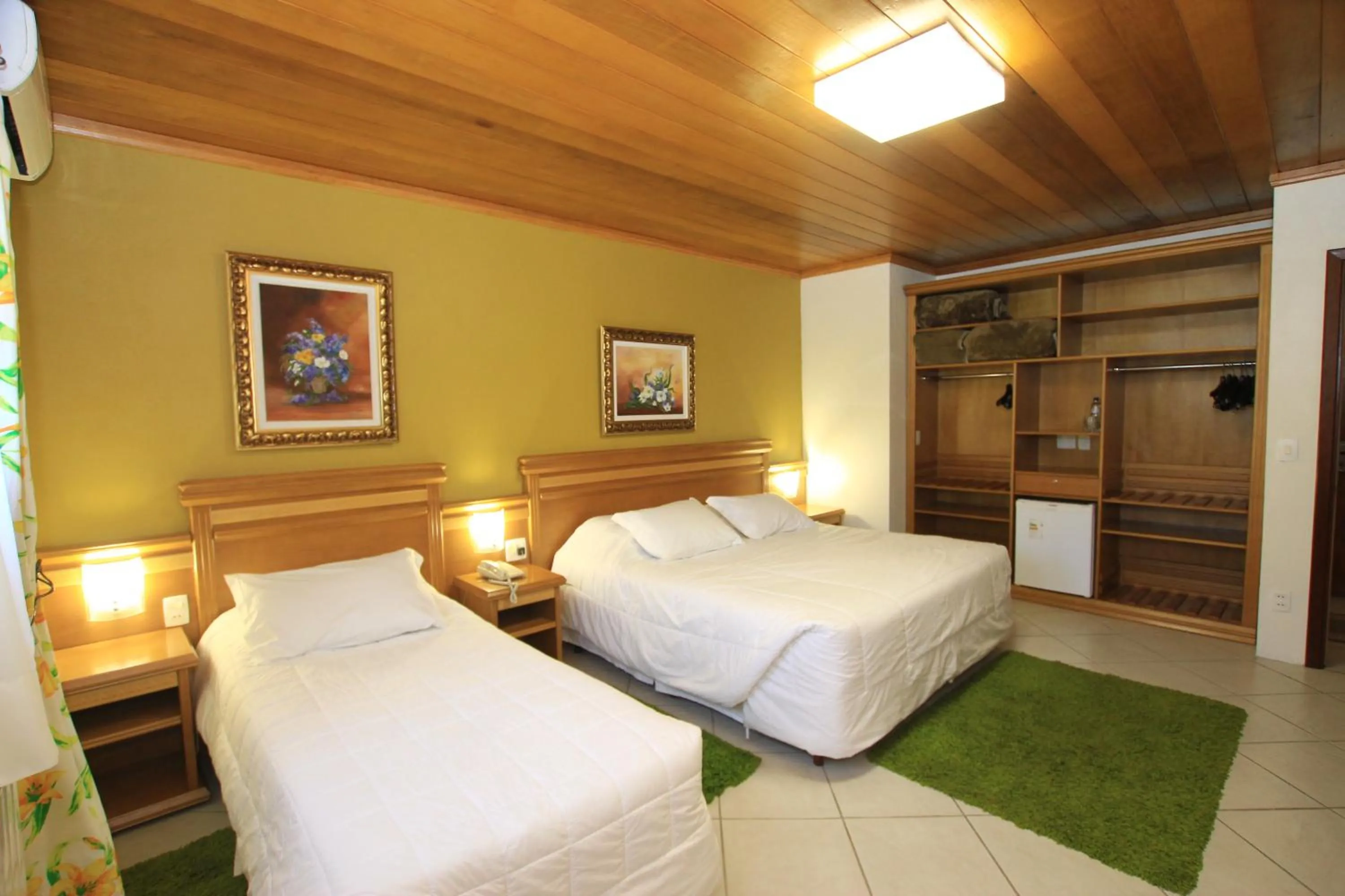 Bed in Pousada Águia Branca