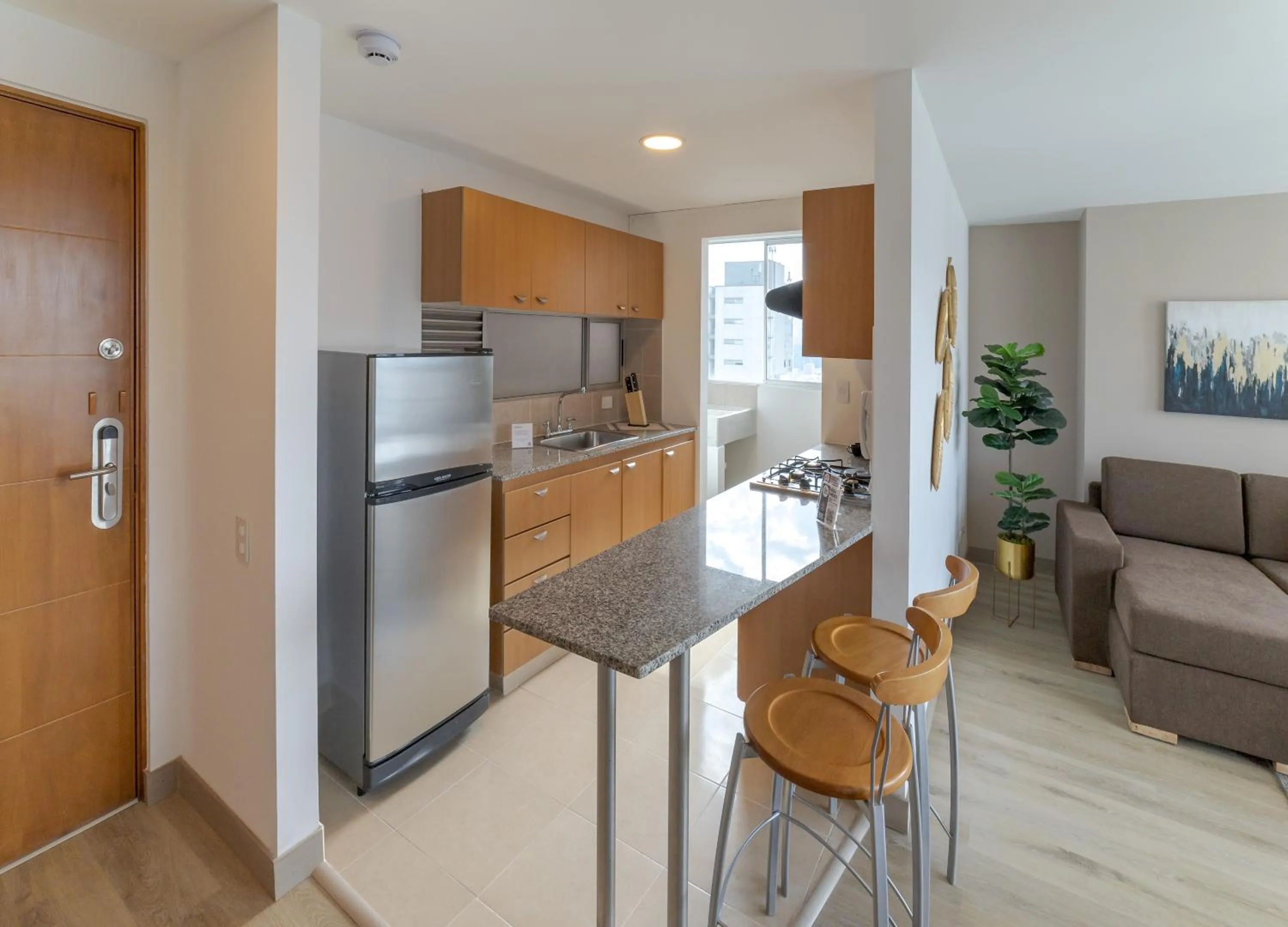 Kitchen or kitchenette in Affinity ApartaHotel - Extended Stay