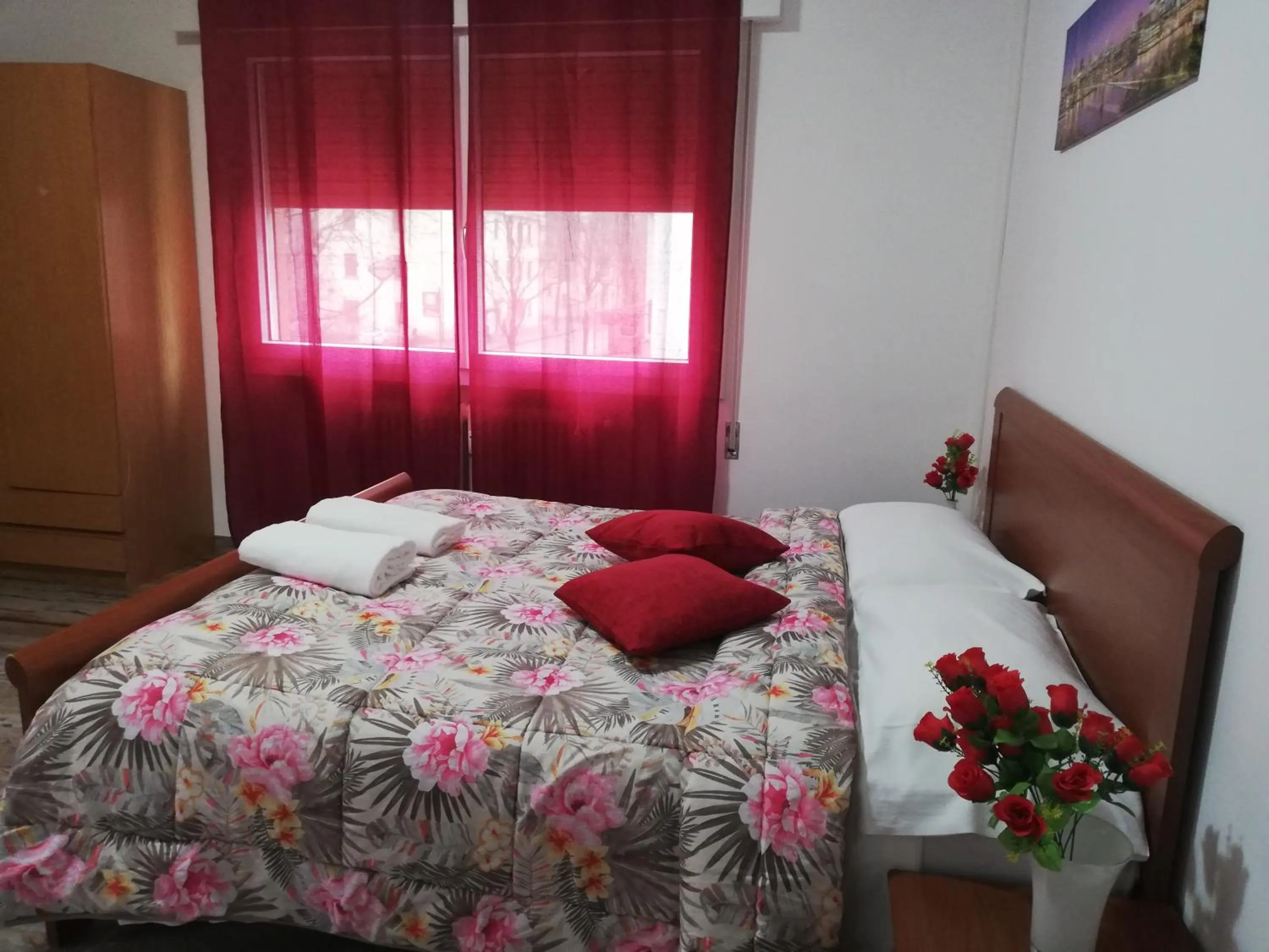 Bedroom, Bed in Ca' Marghera Venice