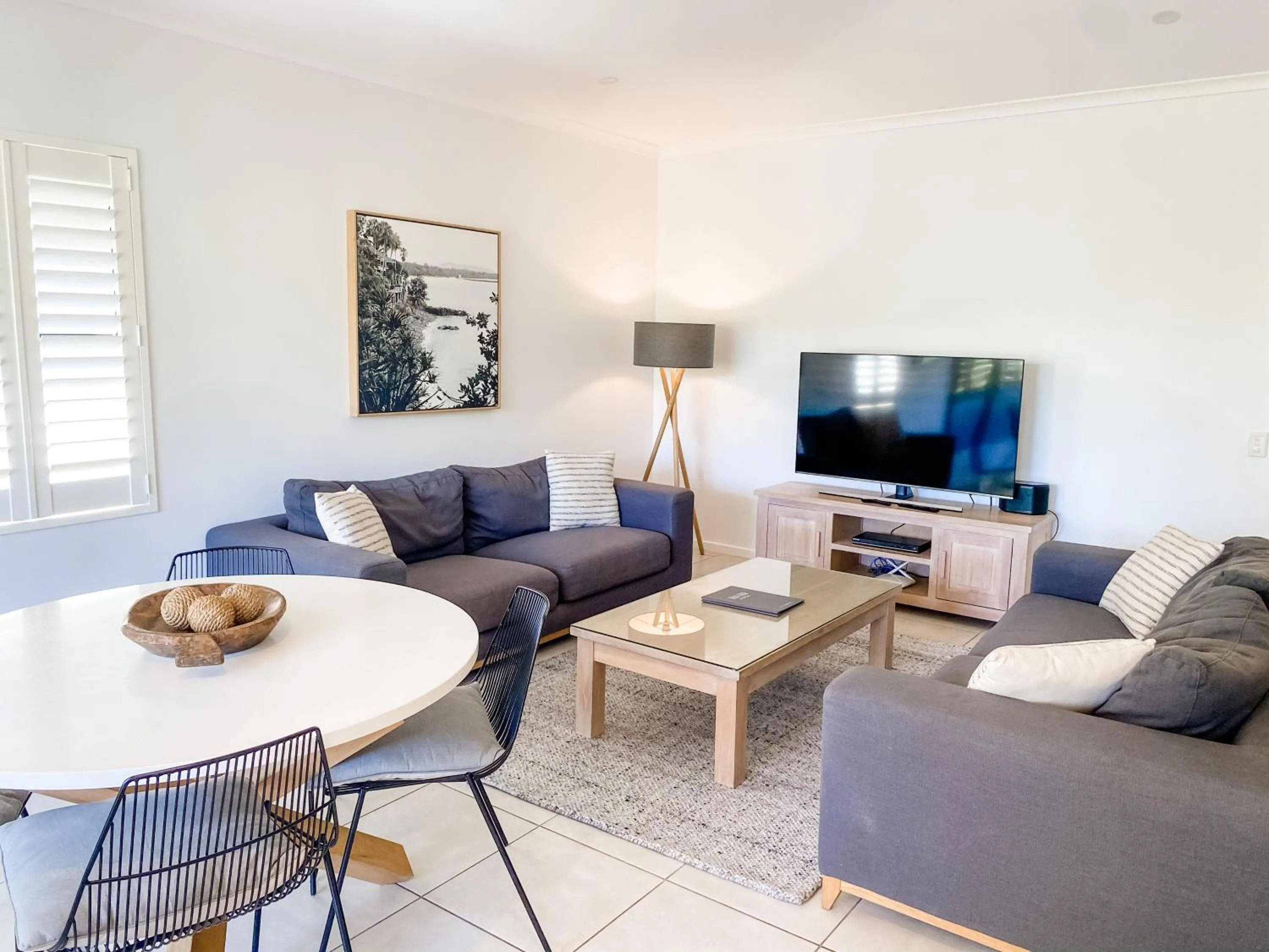 Living room in Bella Casa Noosa