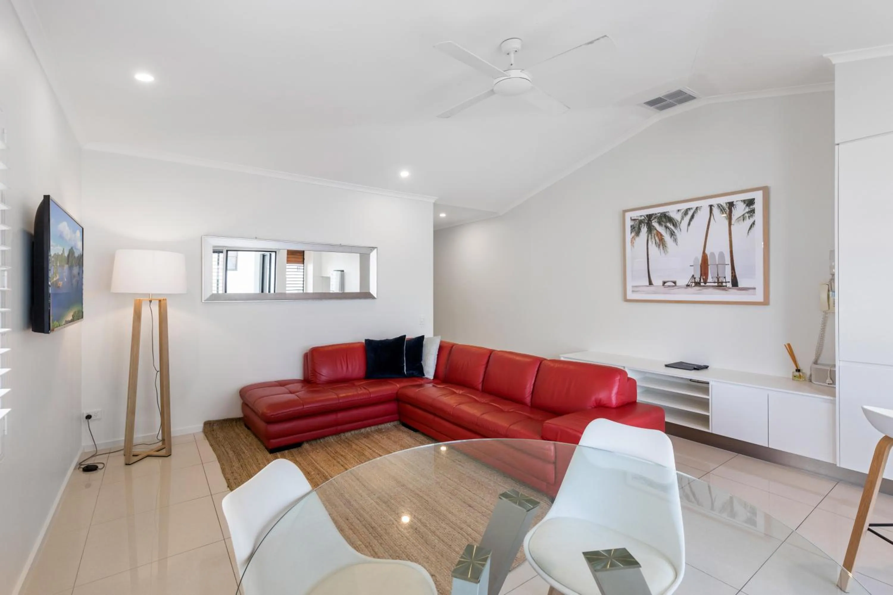 Living room in Bella Casa Noosa