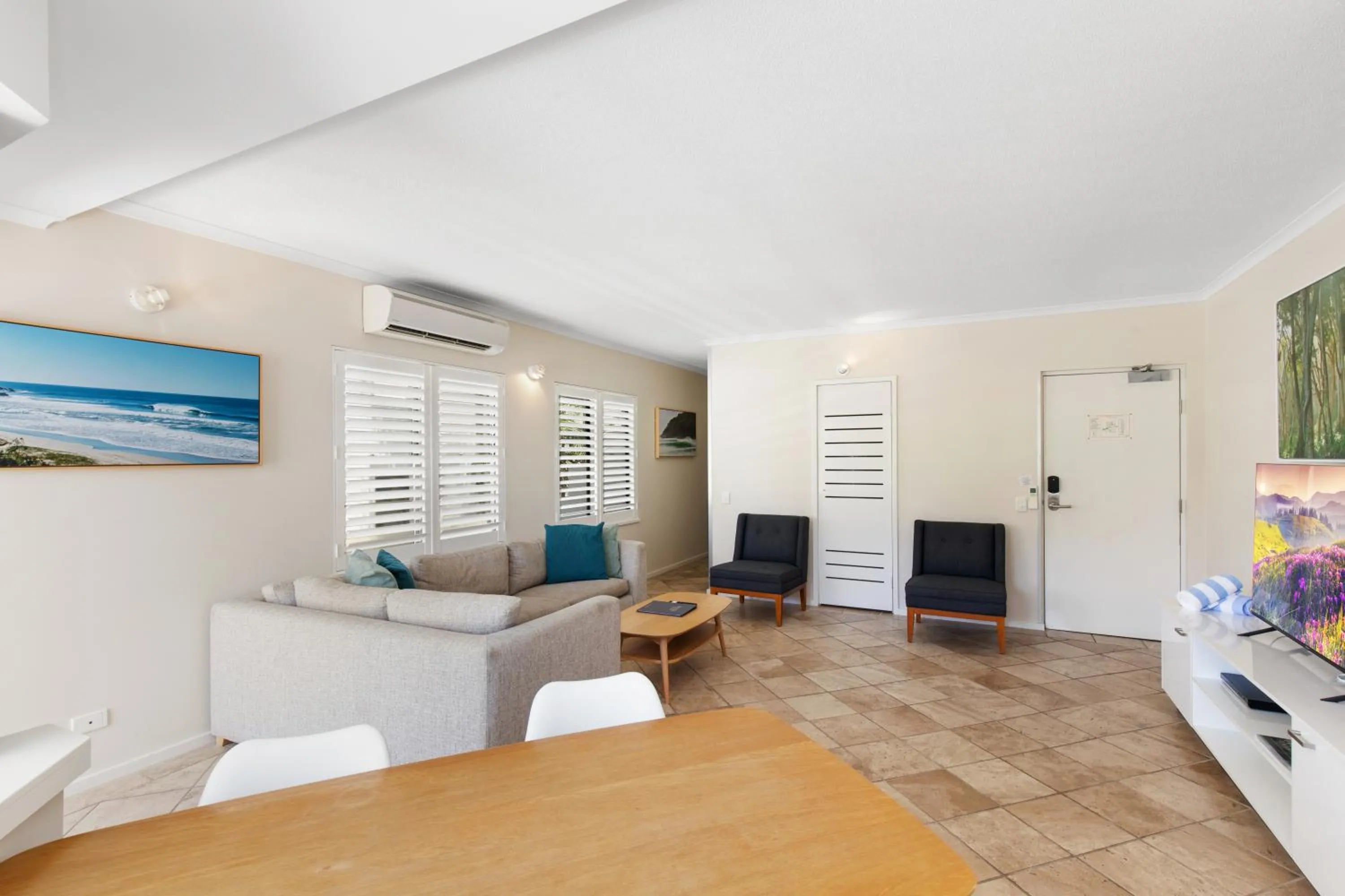 Living room in Bella Casa Noosa
