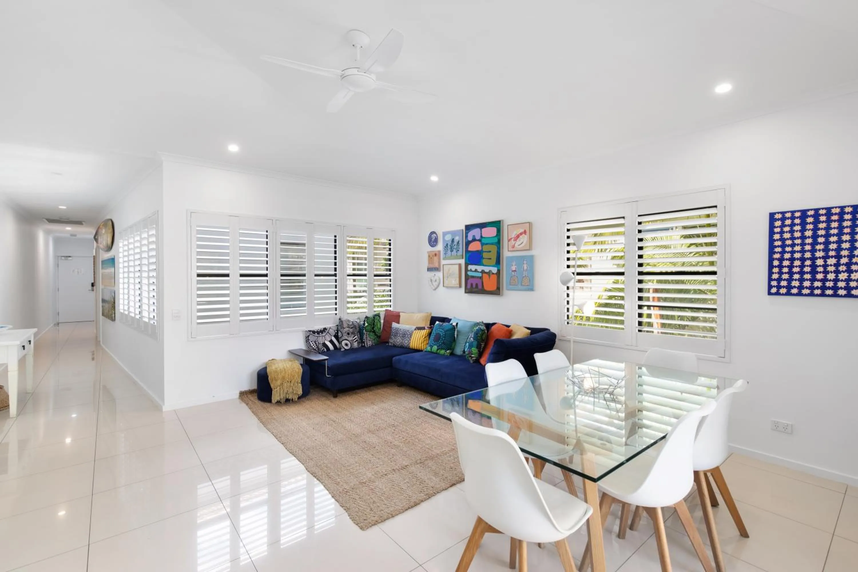 Living room in Bella Casa Noosa