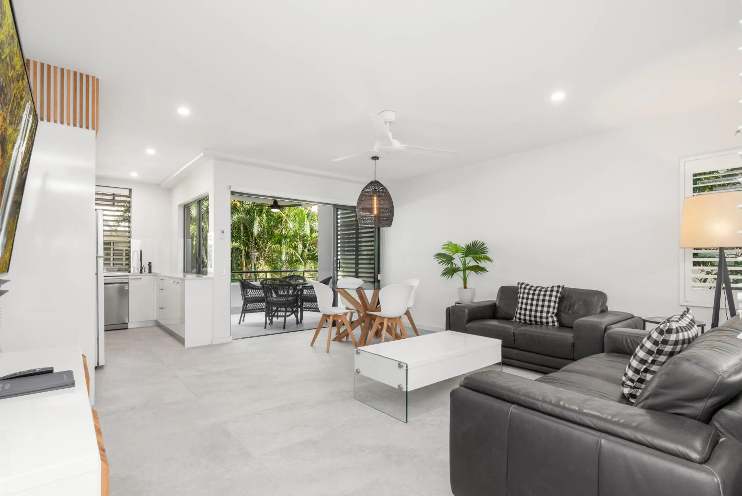 Living room in Bella Casa Noosa