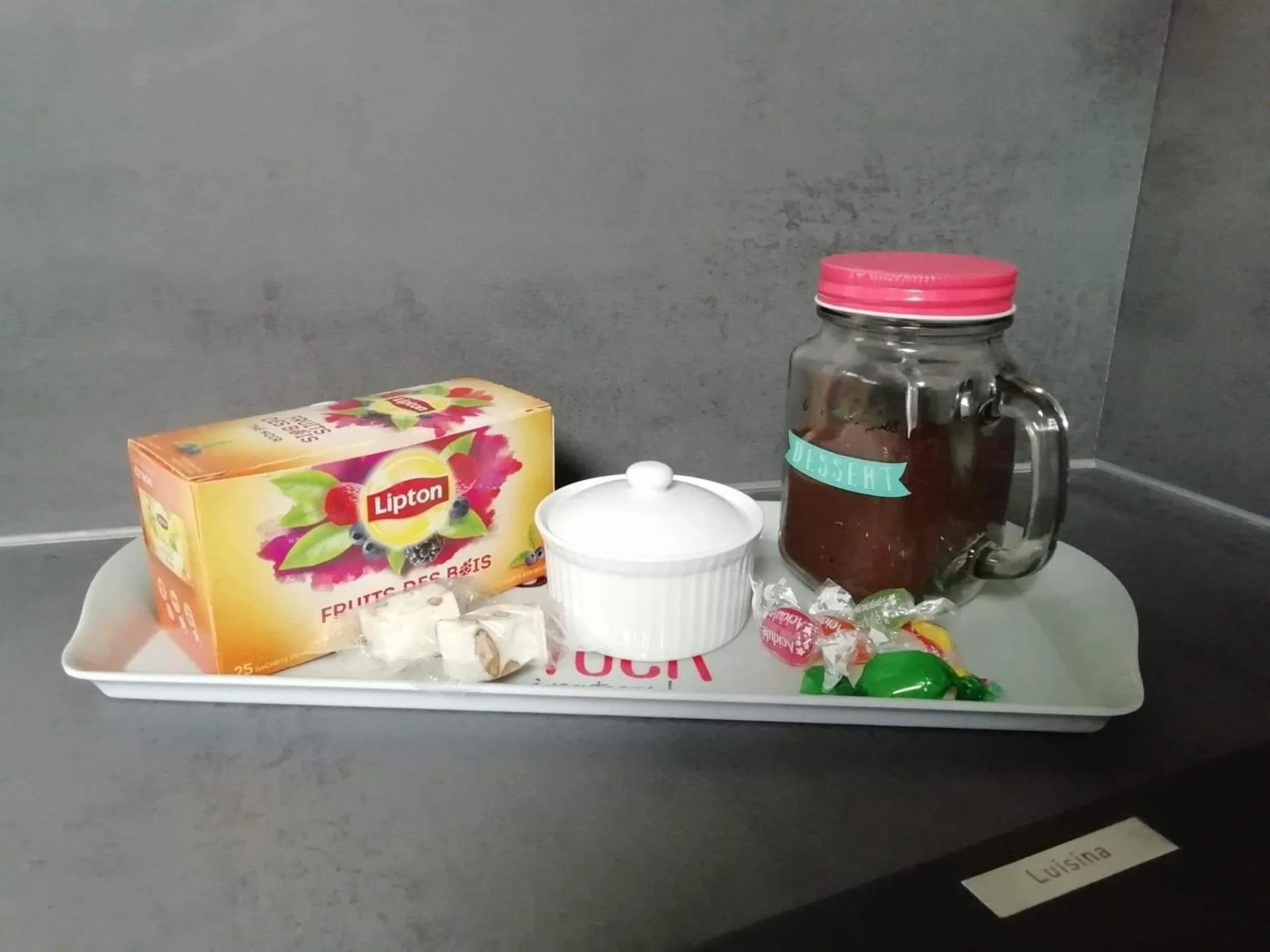 Food and drinks in La Villa Tria Castella