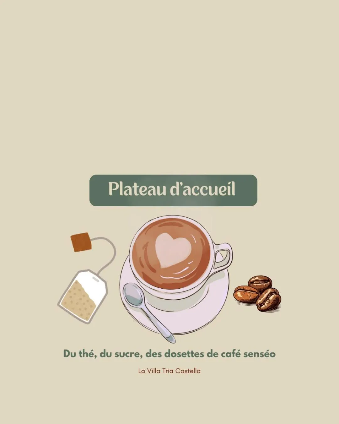 Coffee/tea facilities in La Villa Tria Castella