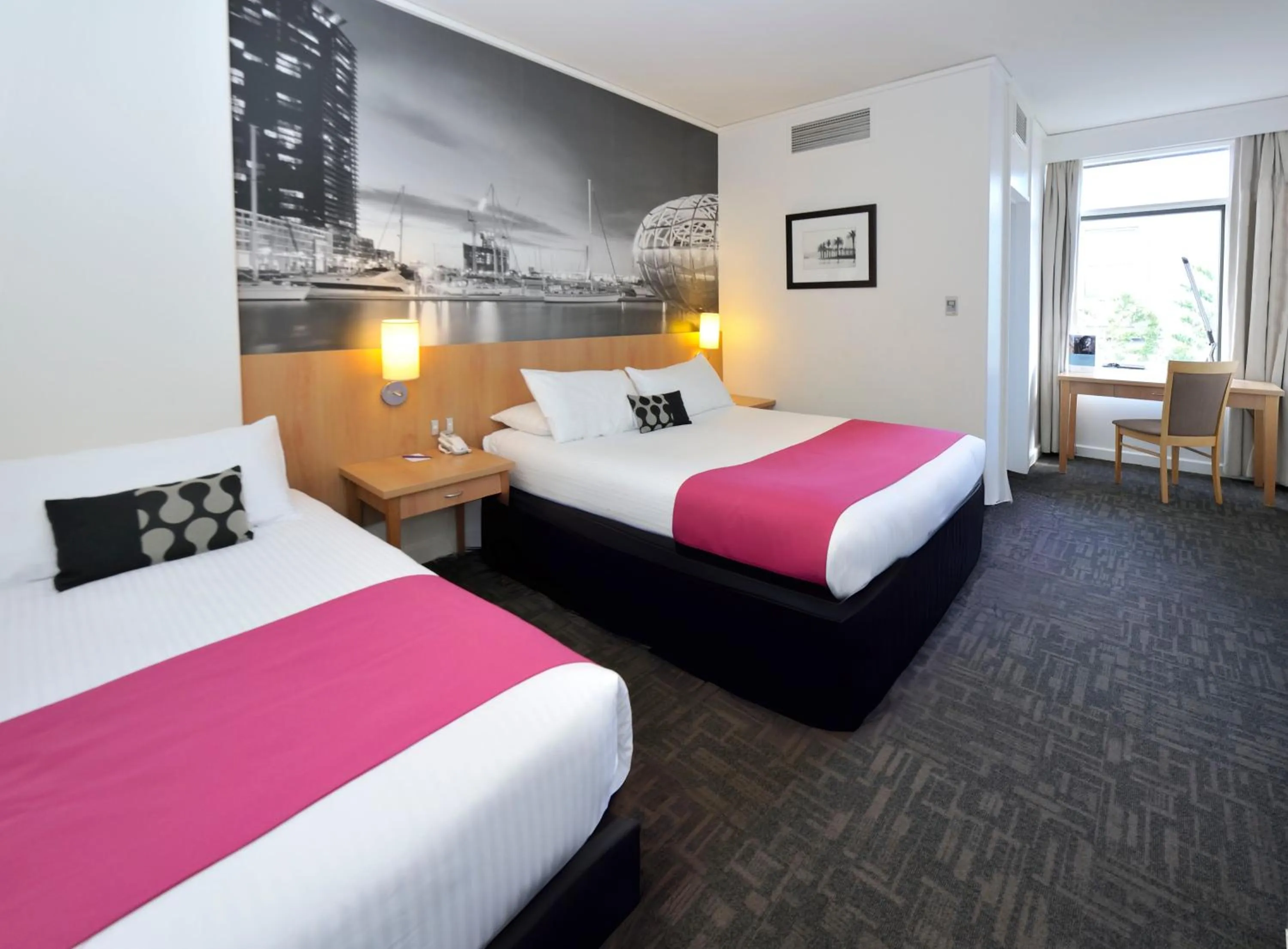 Bed in Mercure North Melbourne