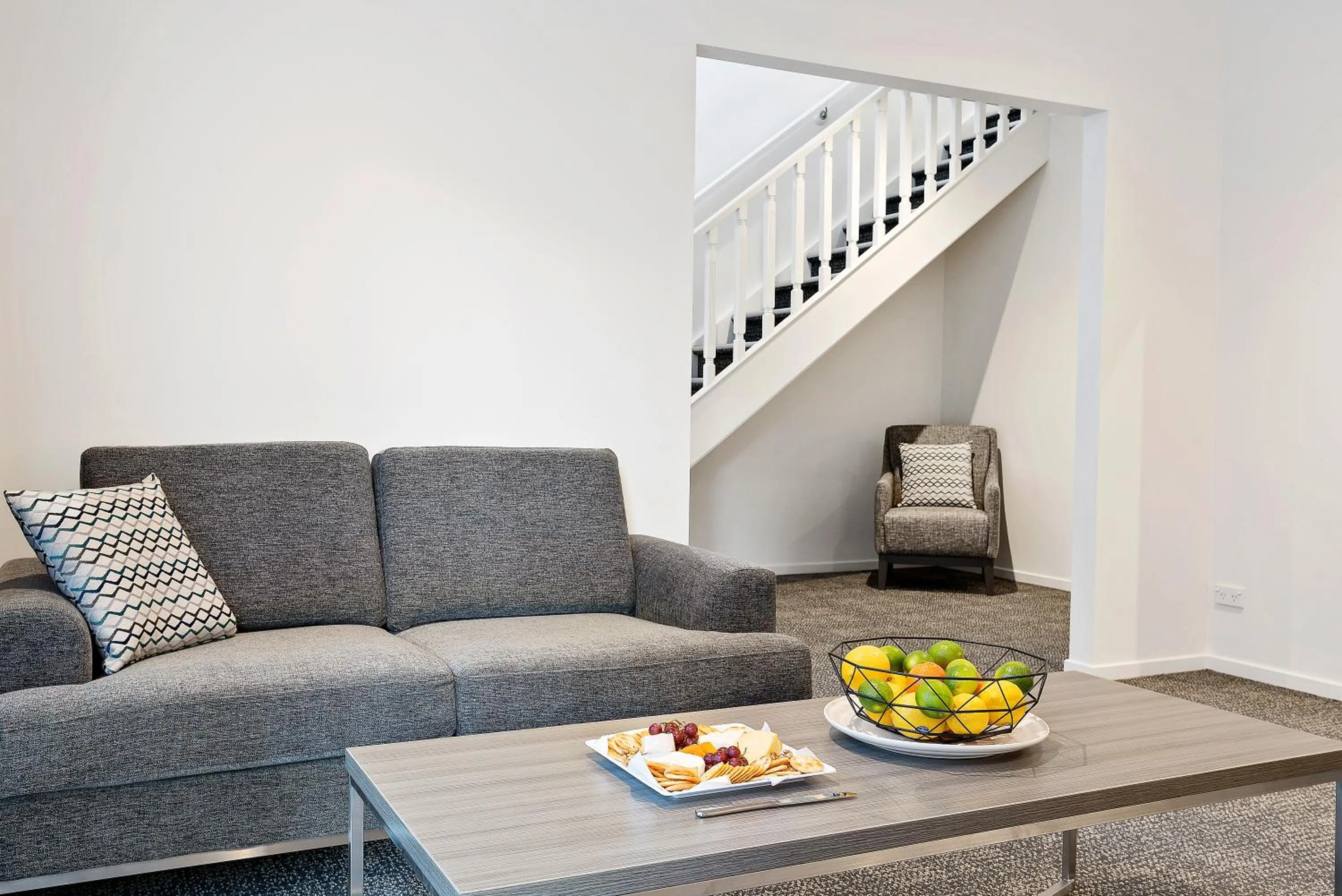 Living room in Quest Brighton on the Bay