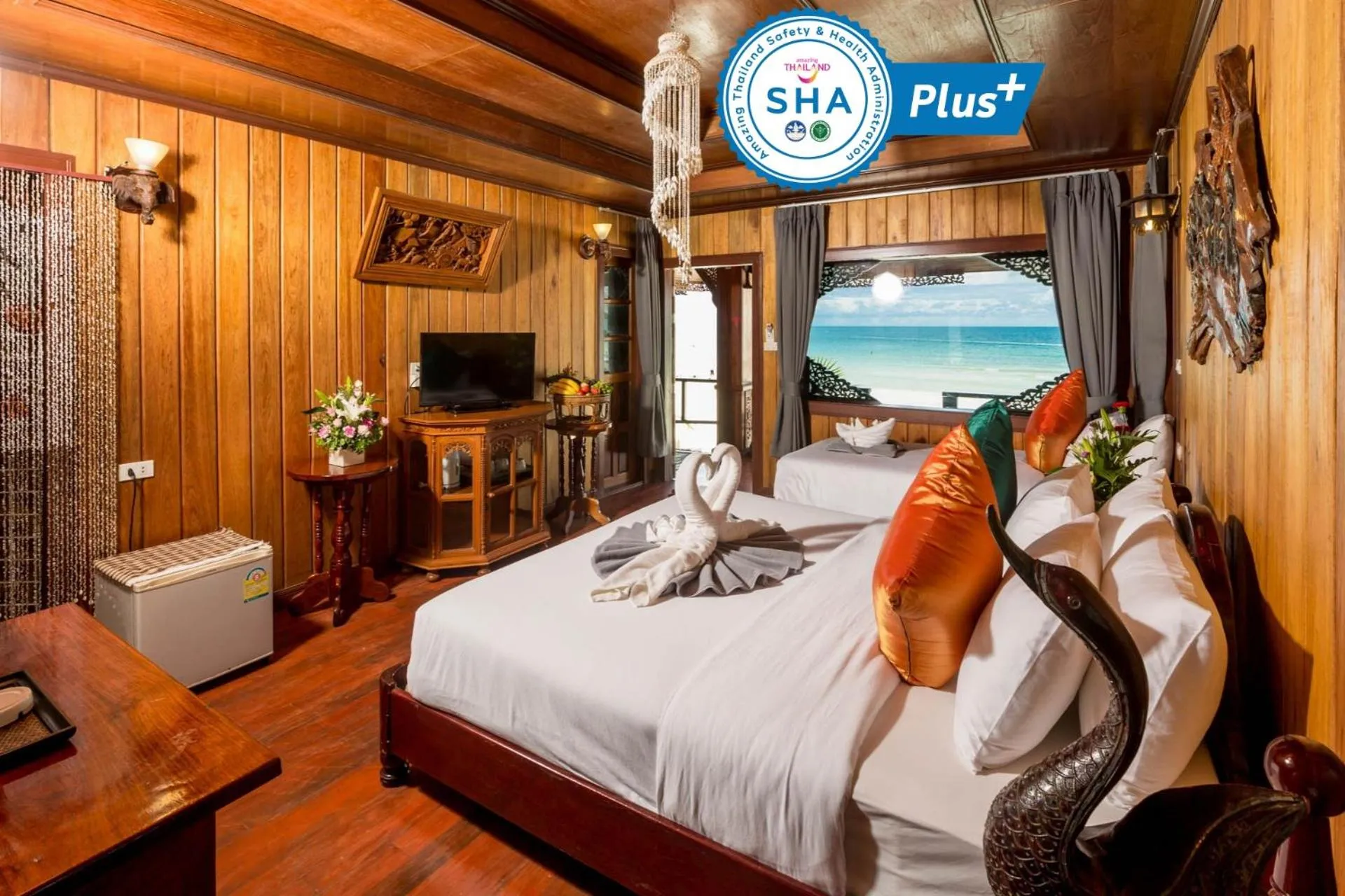 Photo of the whole room, Bed in Sunrise Resort- Koh Phangan - SHA Extra Plus
