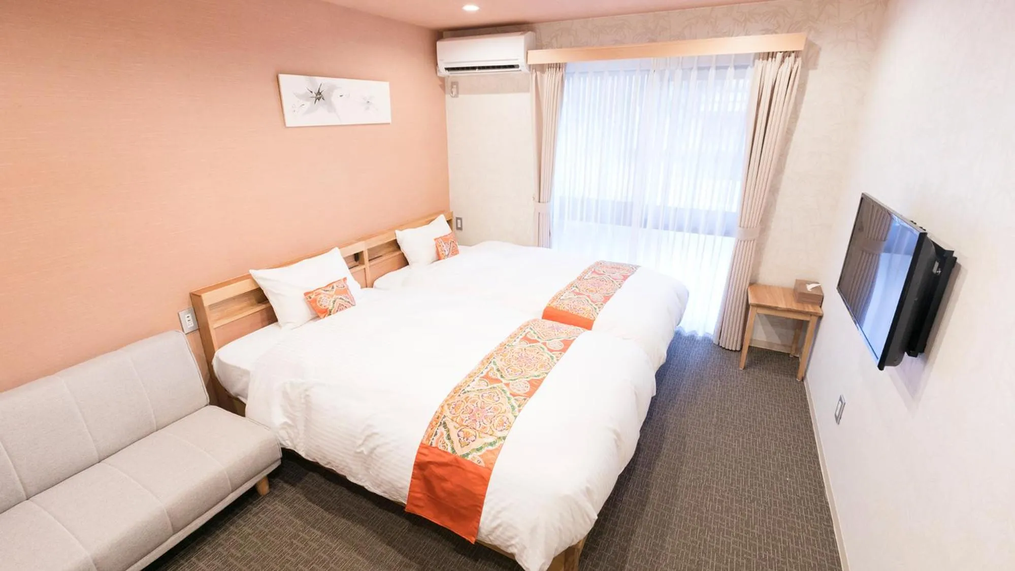 Bed in Stay SAKURA Kyoto Gyoen East