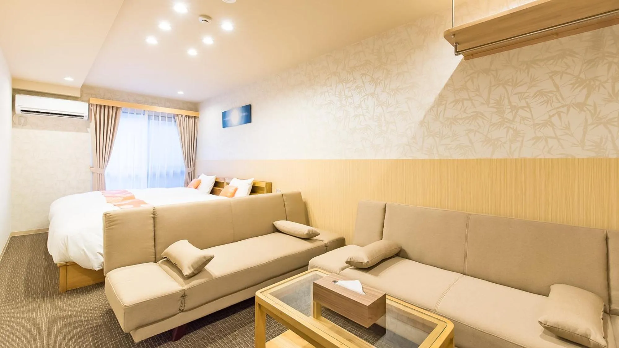 Photo of the whole room, Bed in Stay SAKURA Kyoto Gyoen East