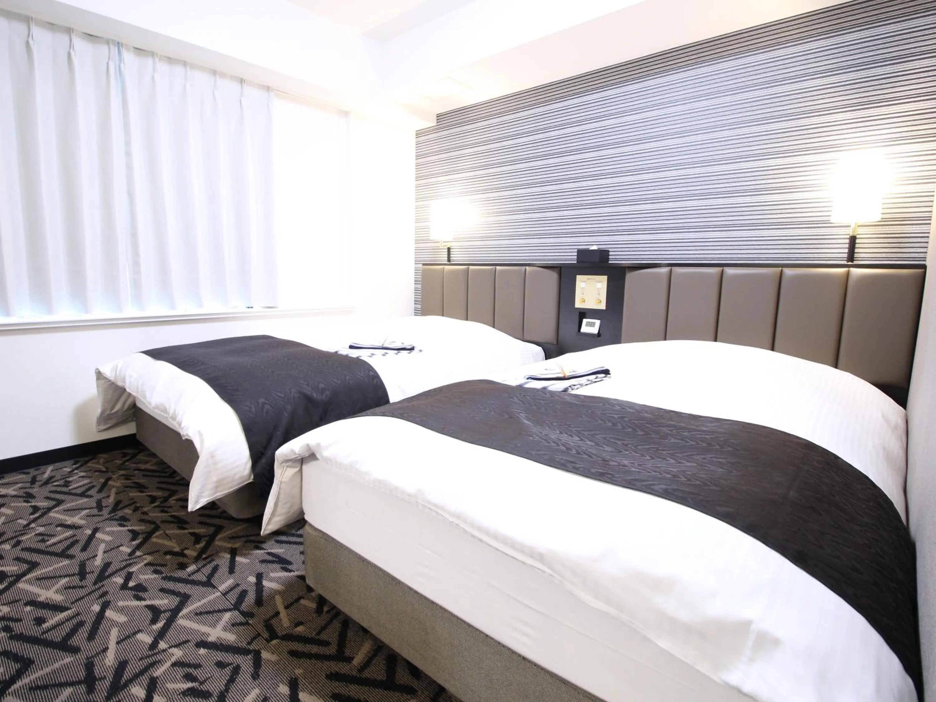 Bed in APA Hotel Hikoneminami