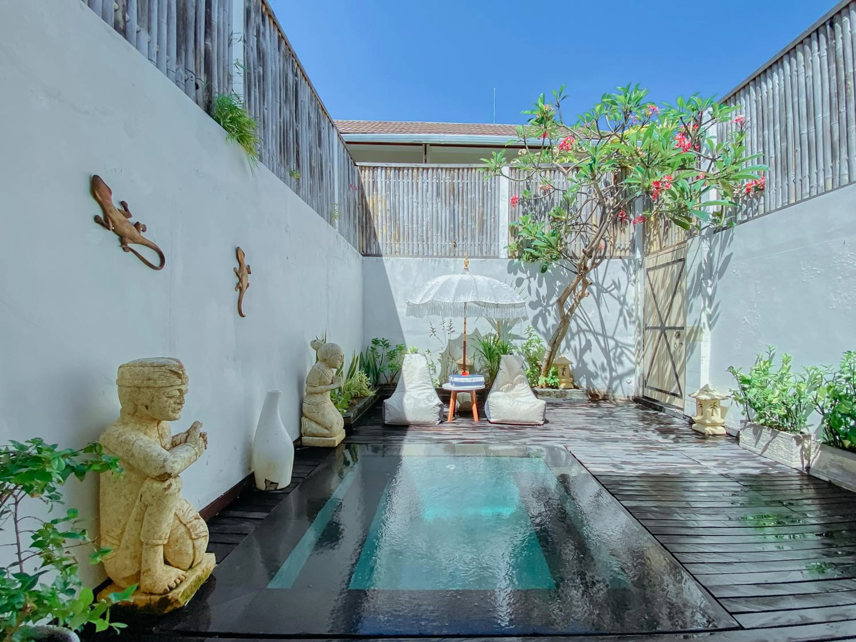 Pool view in The Beach House Resort