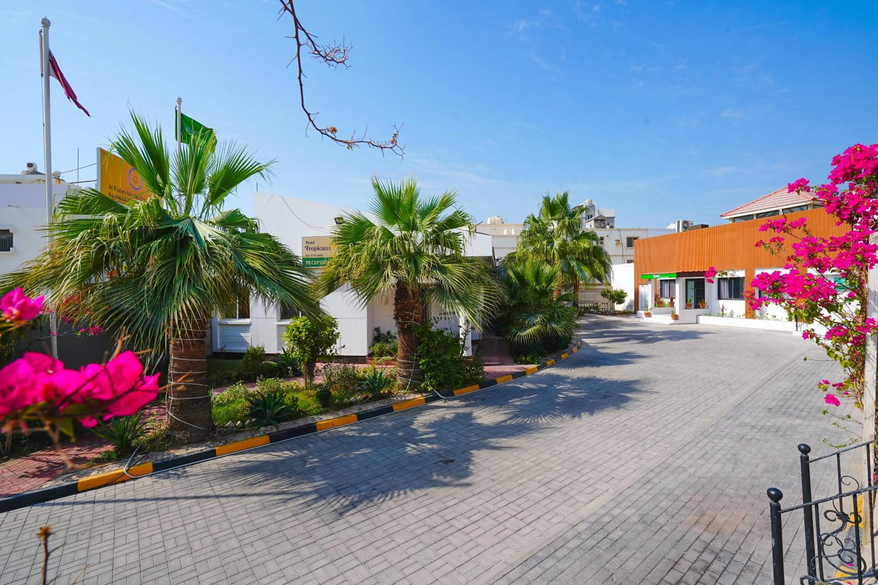 Text overlay in Tropicana Hotel