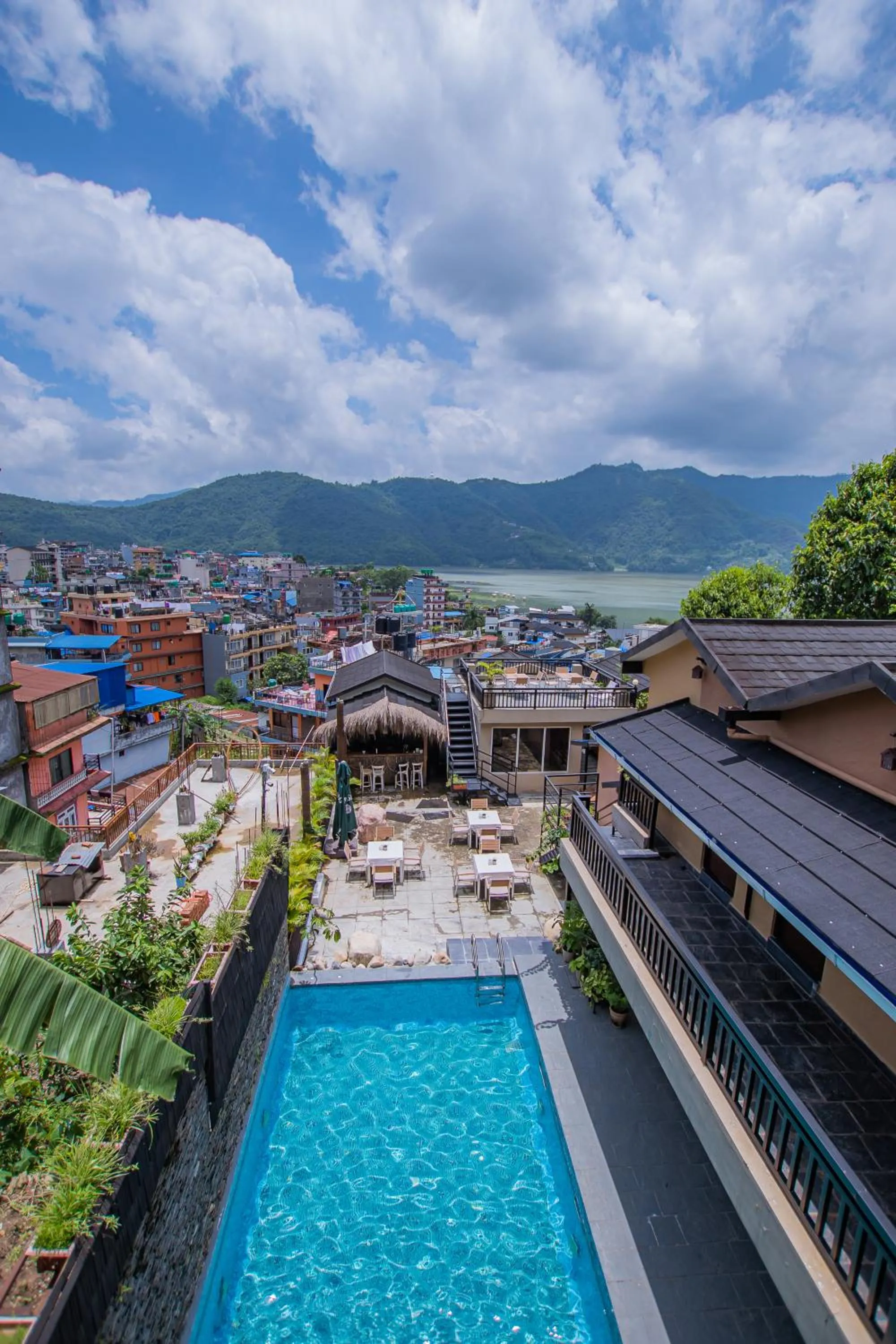 Property building in Pokhara Boutique Hotel