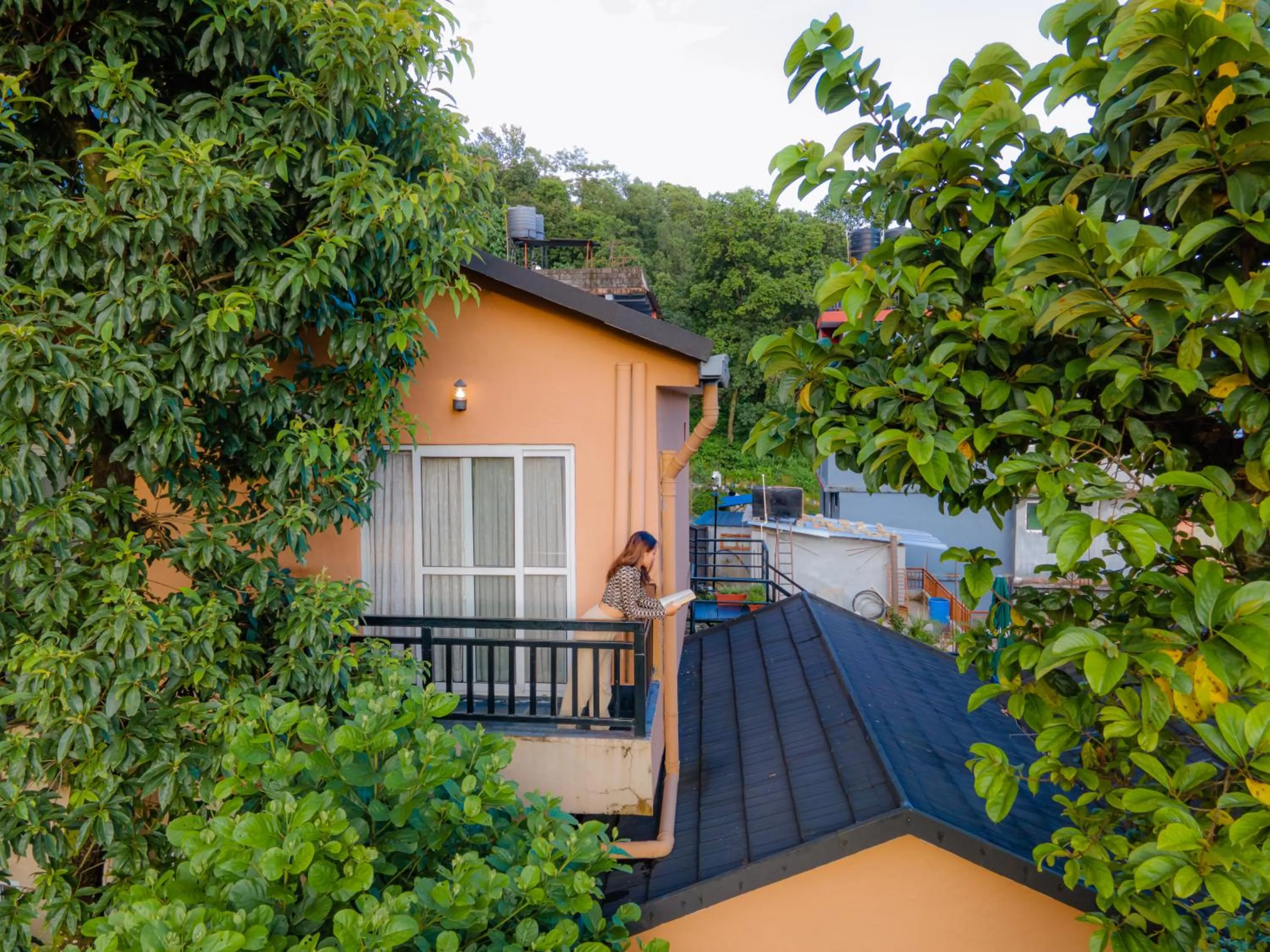 Property building in Pokhara Boutique Hotel