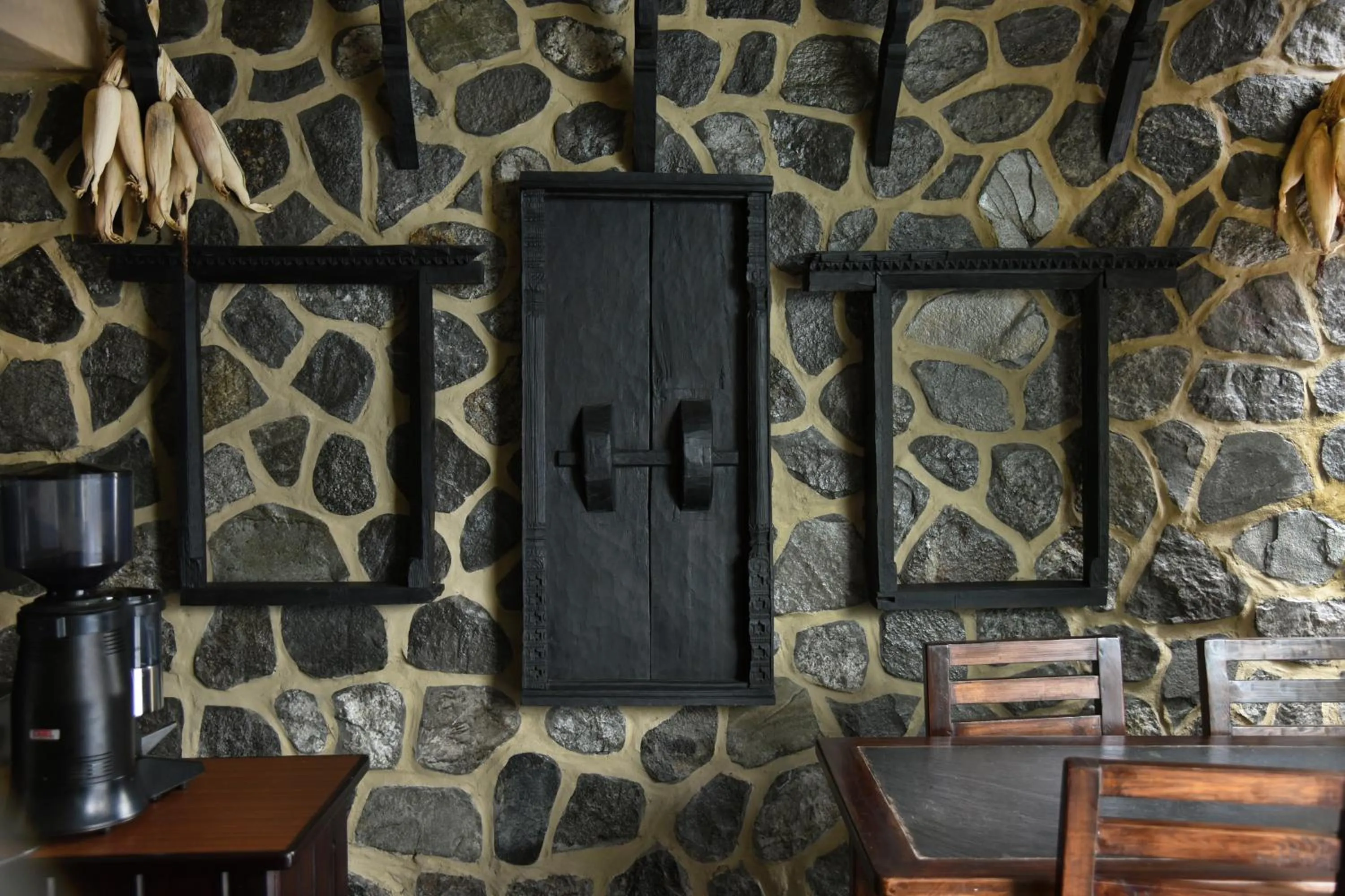 Decorative detail in Pokhara Boutique Hotel