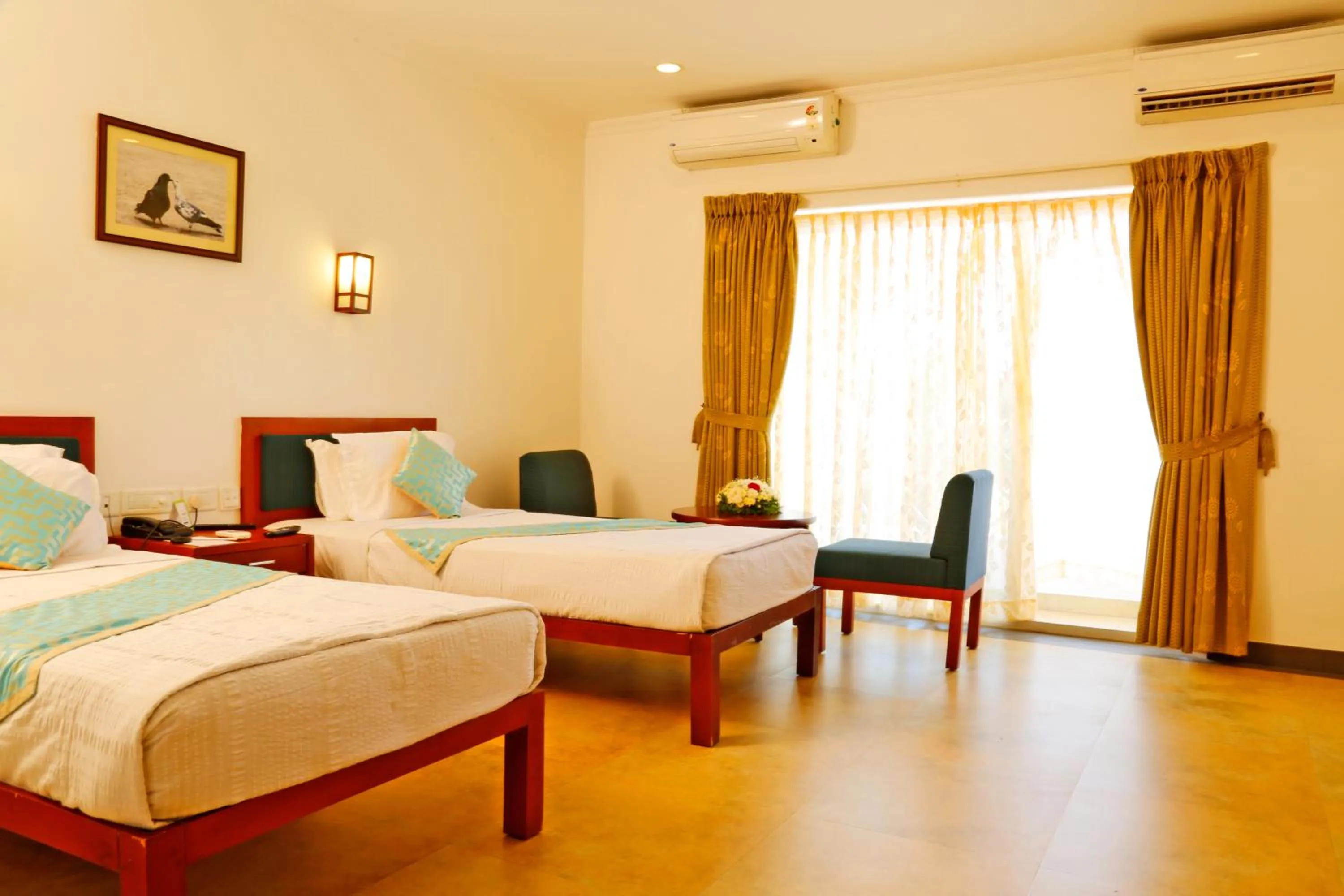 Bed in Green Fields Kumarakom