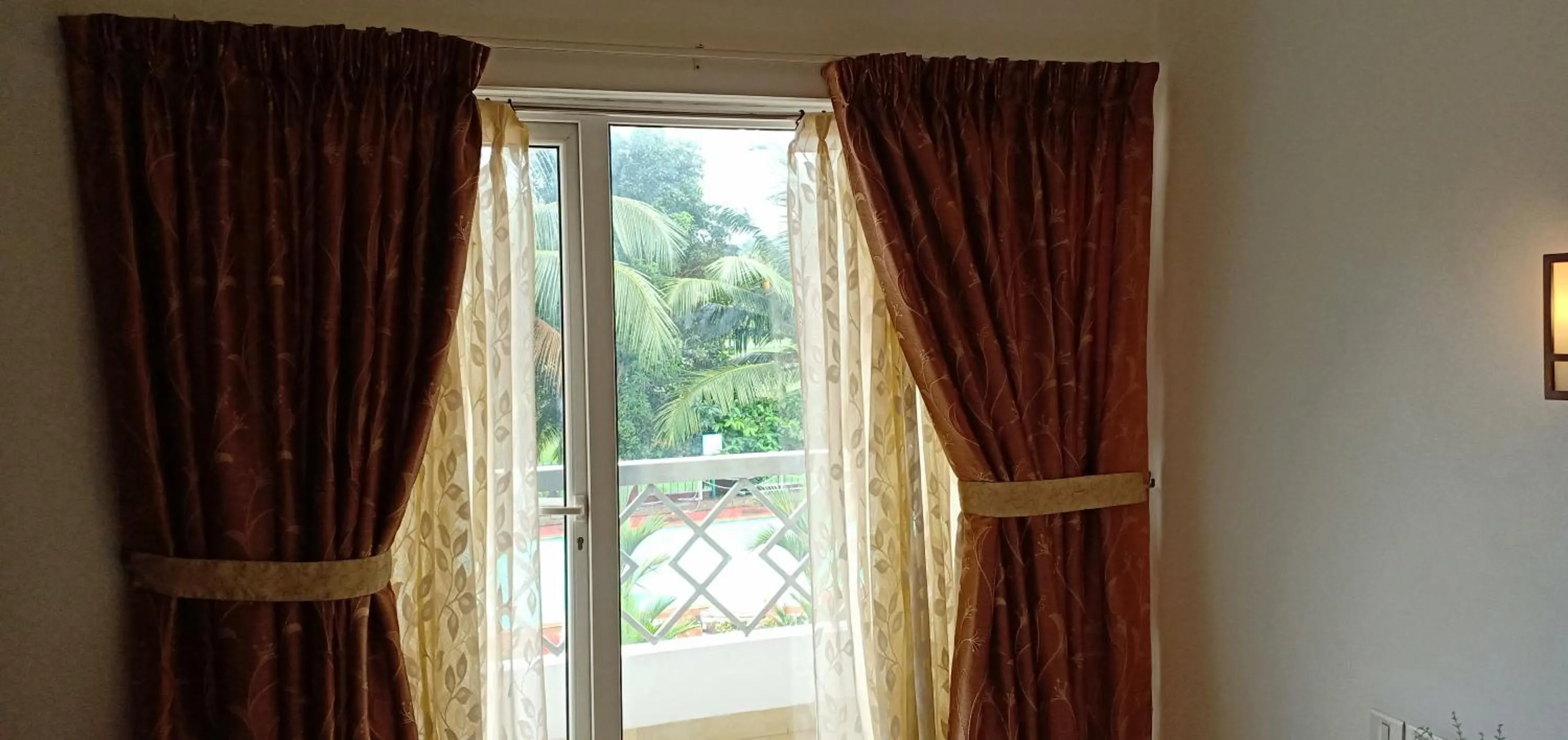 Garden view in Green Fields Kumarakom