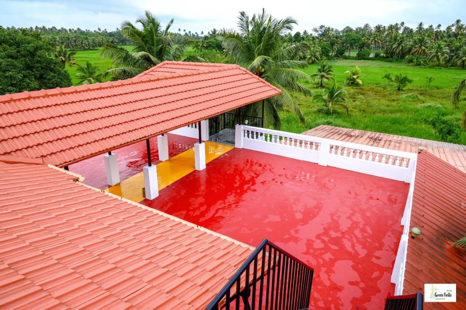 Balcony/Terrace in Green Fields Kumarakom