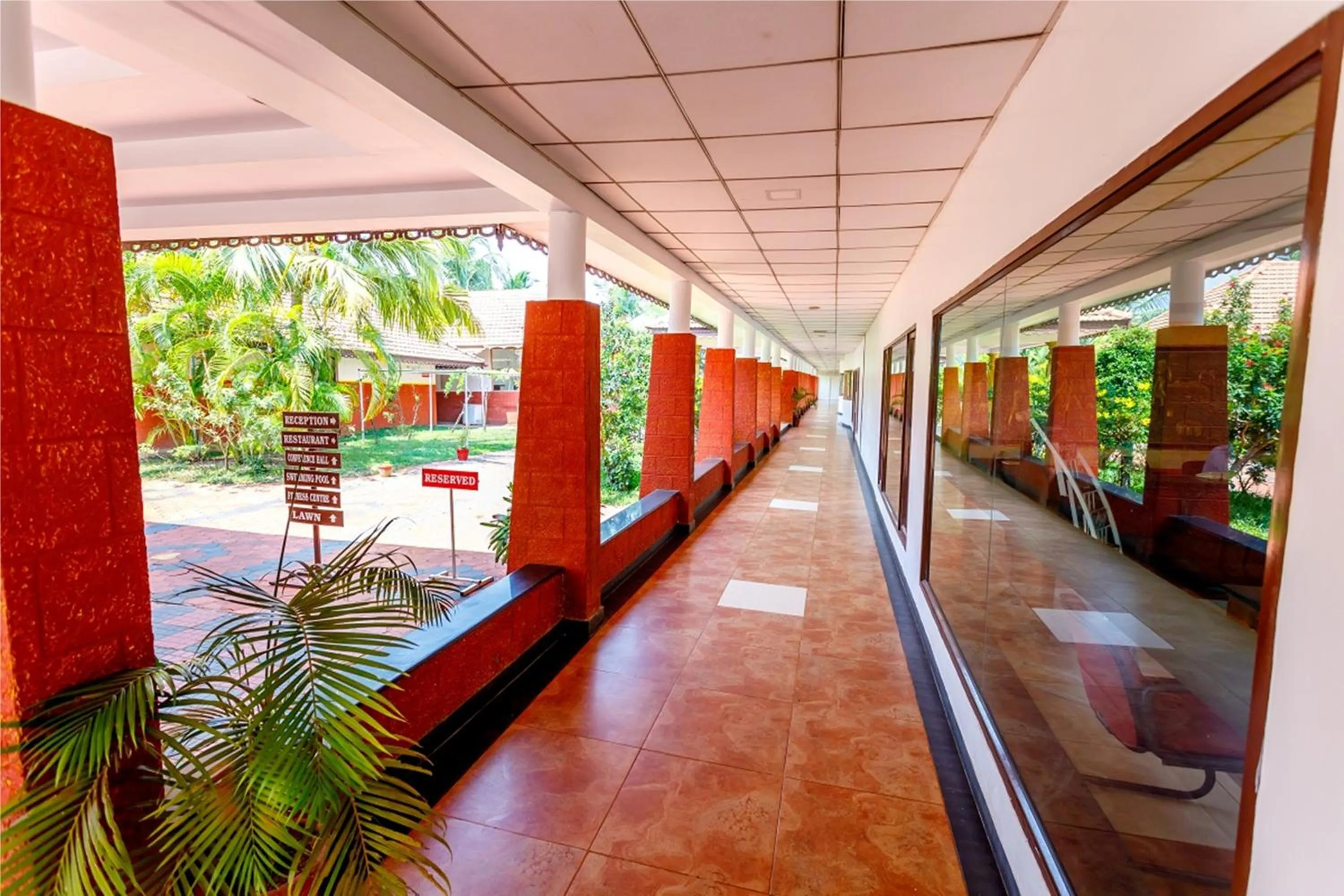 Patio in Green Fields Kumarakom
