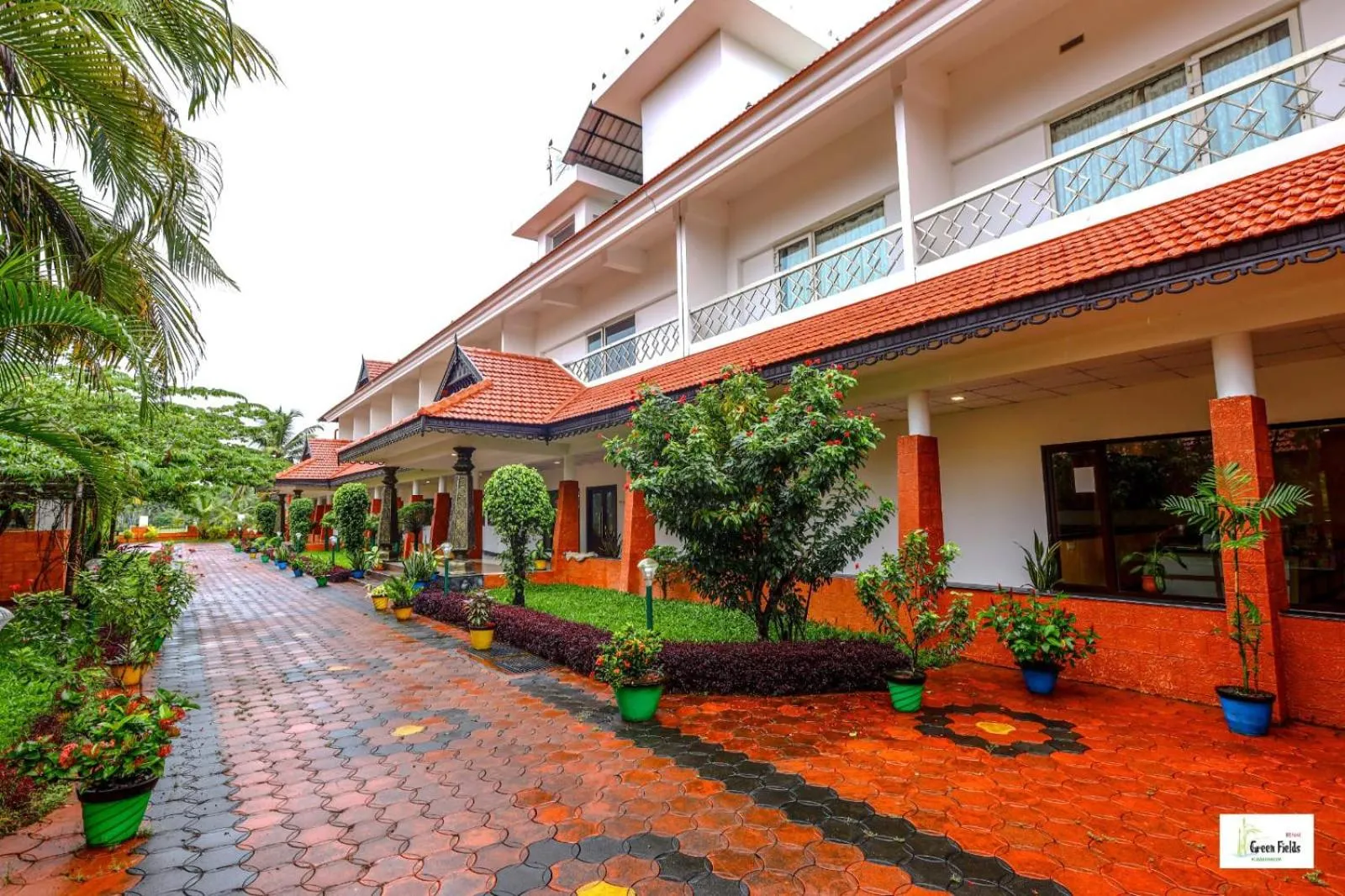 Property building in Green Fields Kumarakom