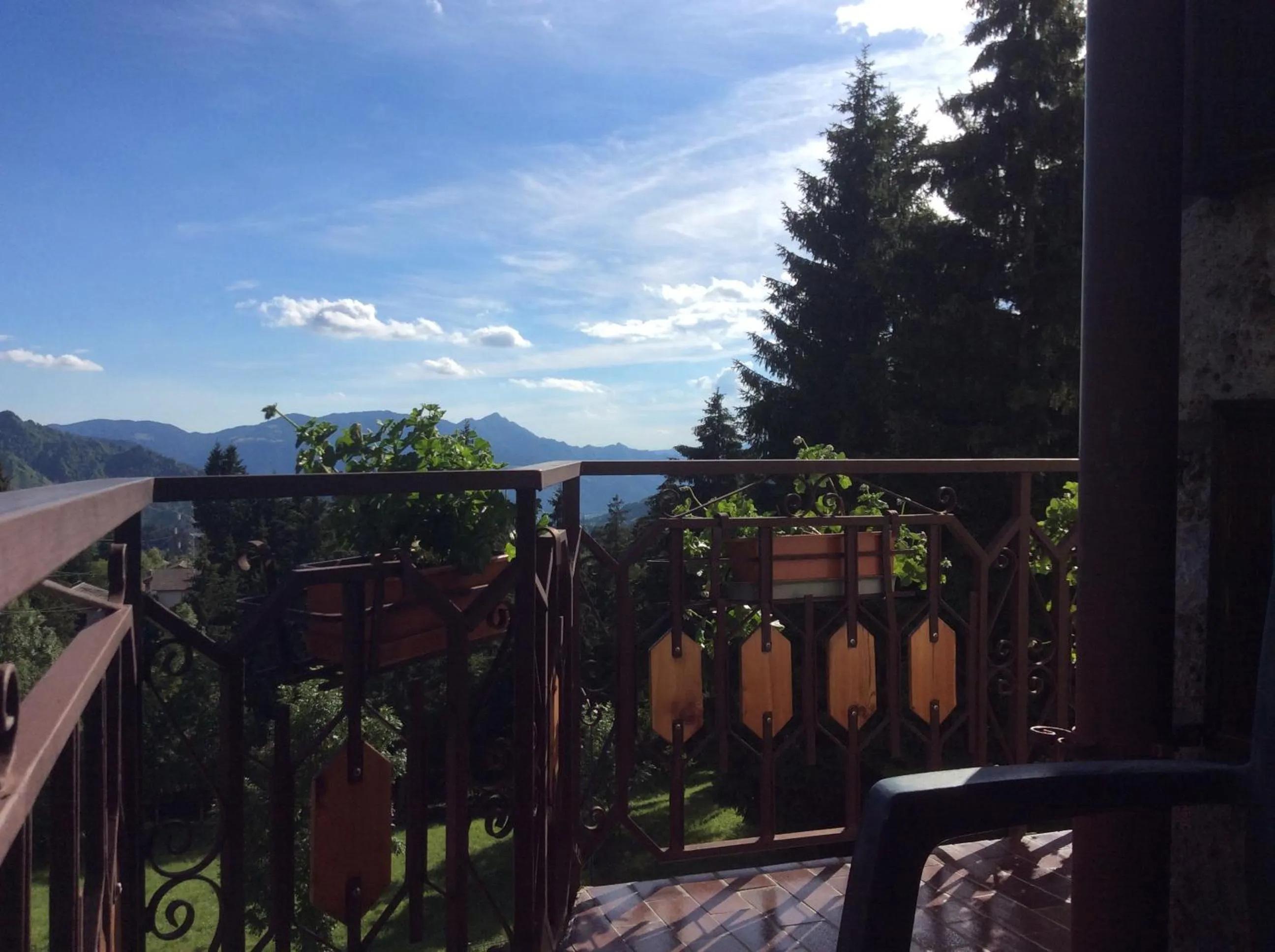 Balcony/Terrace in Albergo Ristorante Scanapà