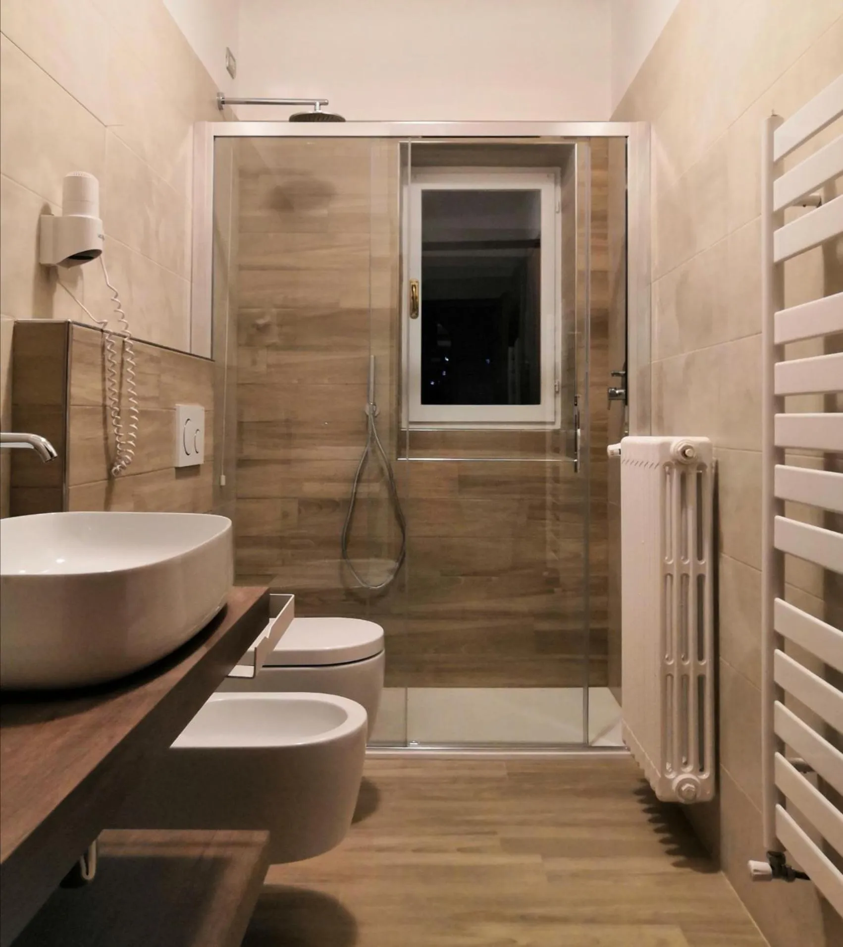 Shower in Albergo Ristorante Scanapà