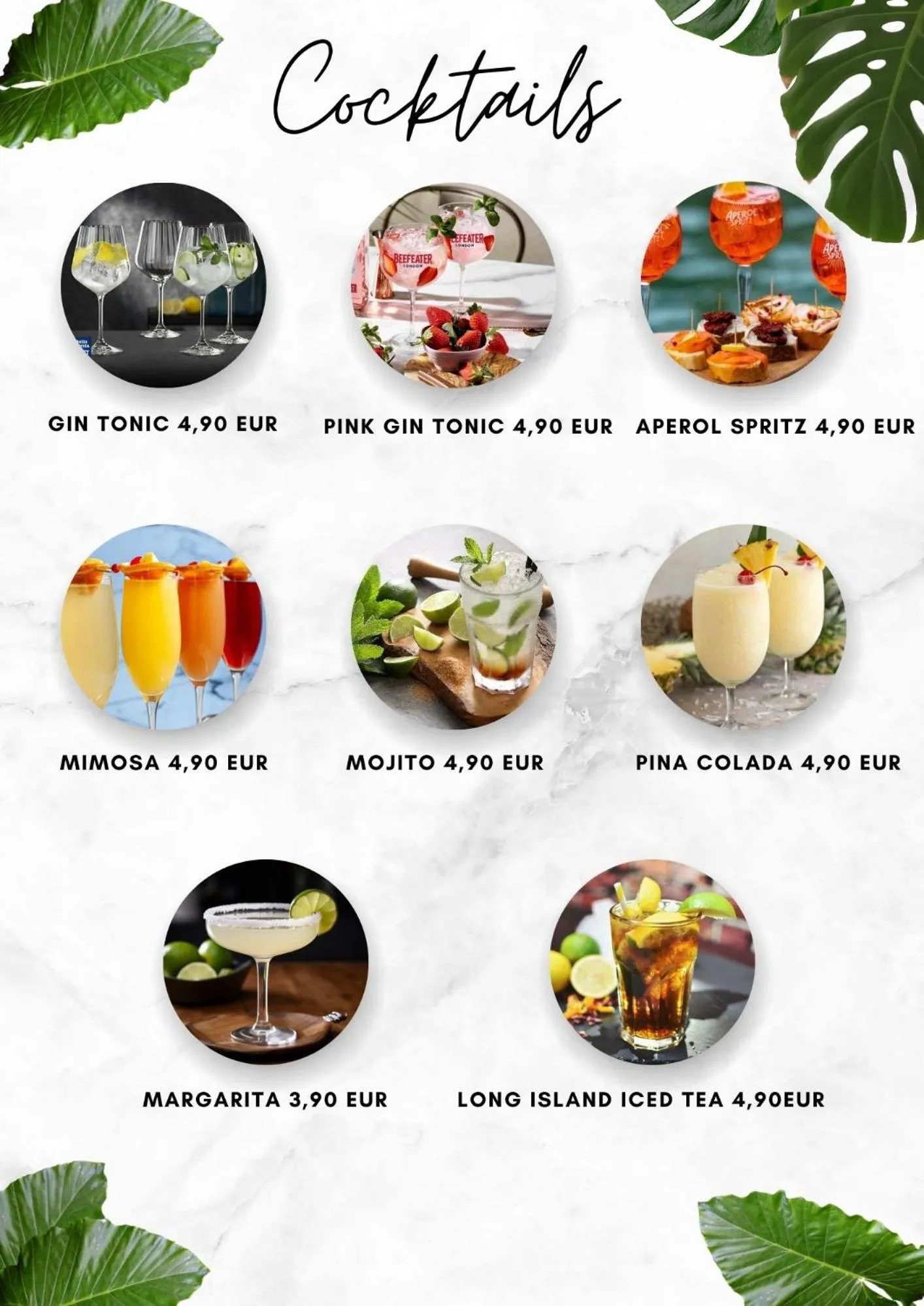 Food and drinks in Hotel Legend