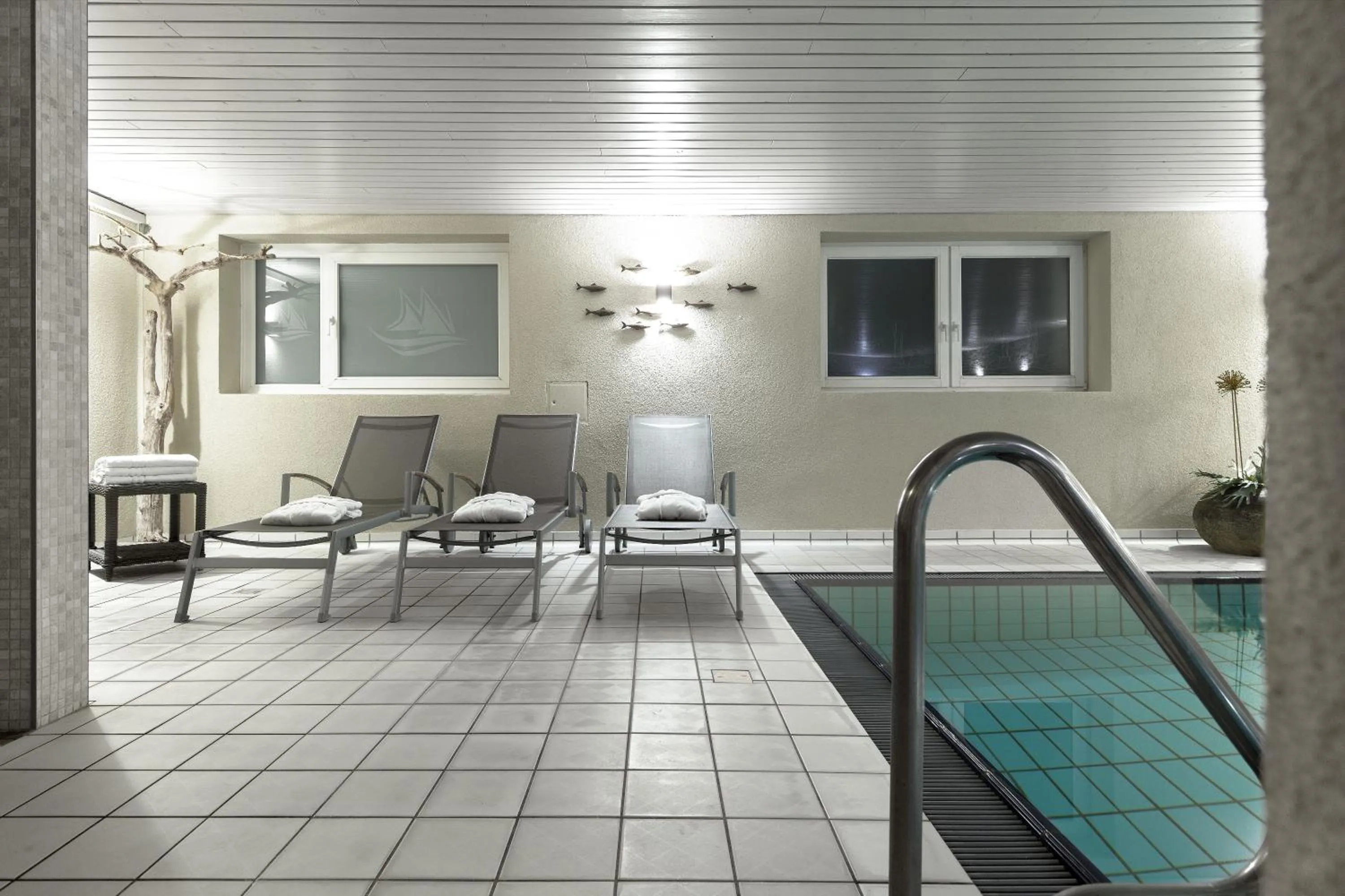 Pool view in Mein Strandhaus - Hotel, Restaurant & Schwimmbad