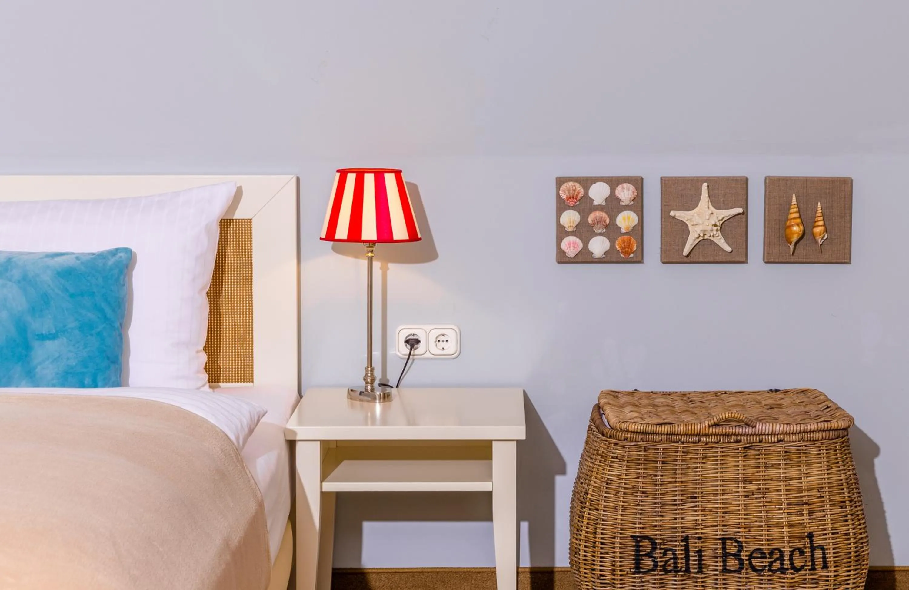 Decorative detail, Bed in Mein Strandhaus - Hotel, Restaurant & Schwimmbad