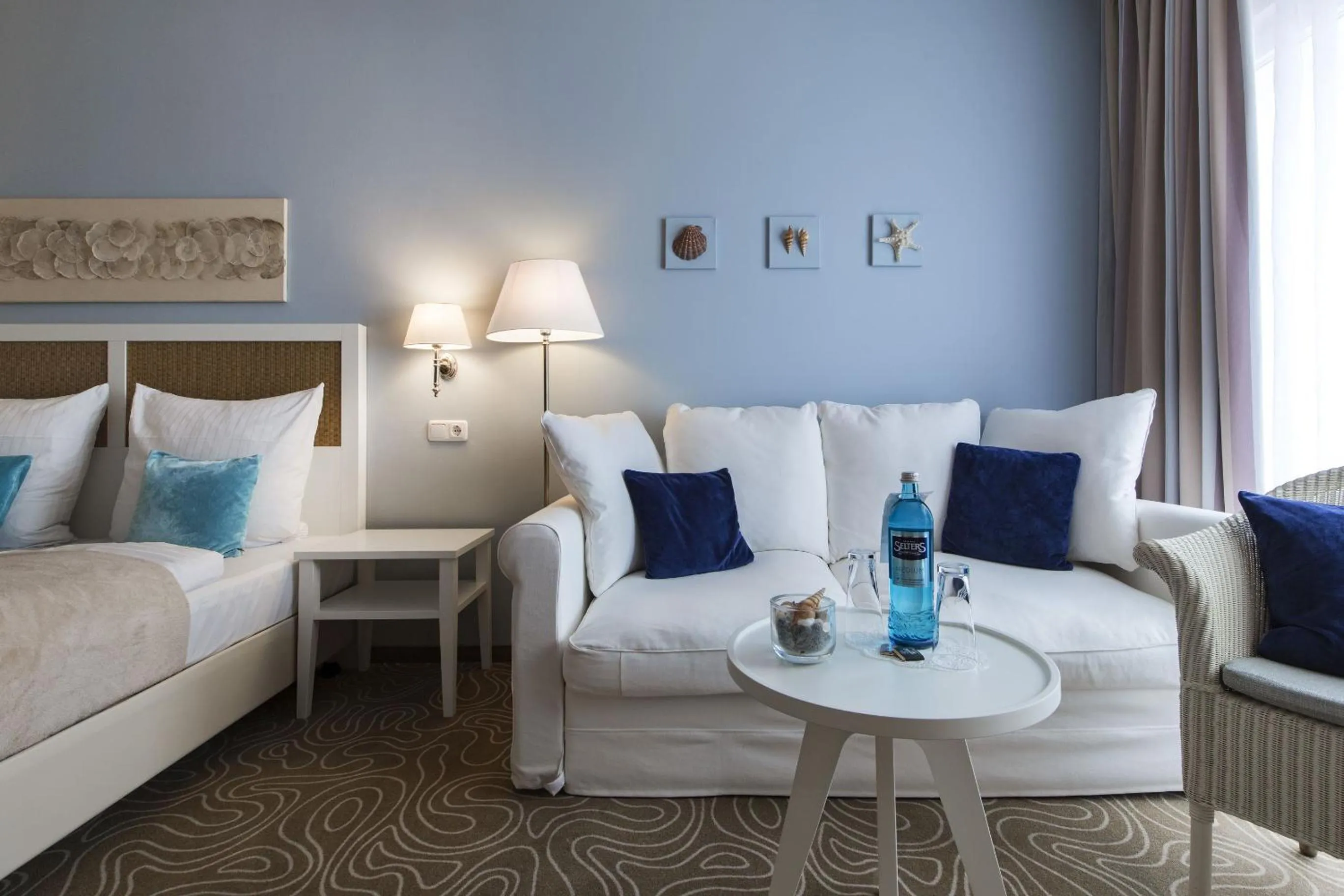 Photo of the whole room, Bed in Mein Strandhaus - Hotel, Restaurant & Schwimmbad