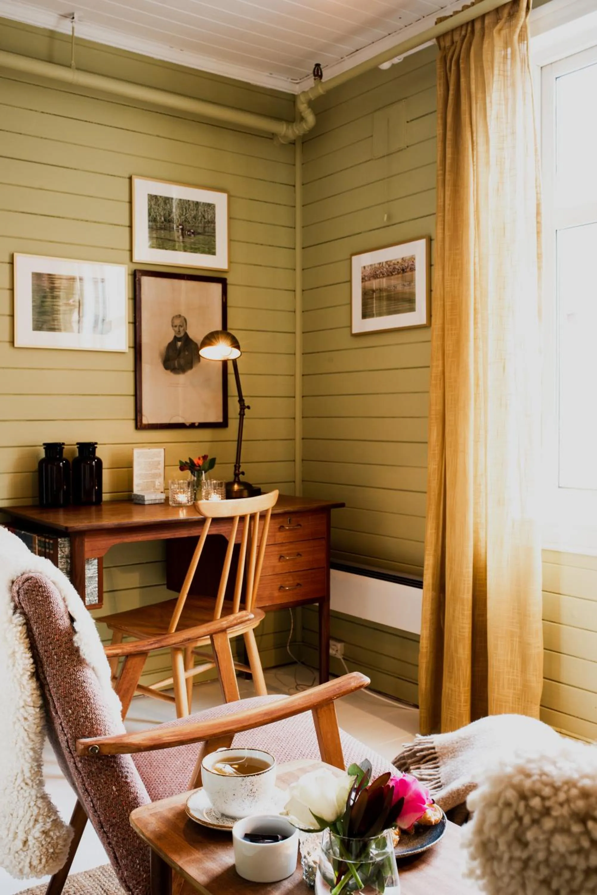 Bedroom in Fjærland Fjordstove Hotell - Huseby Hotelldrift AS