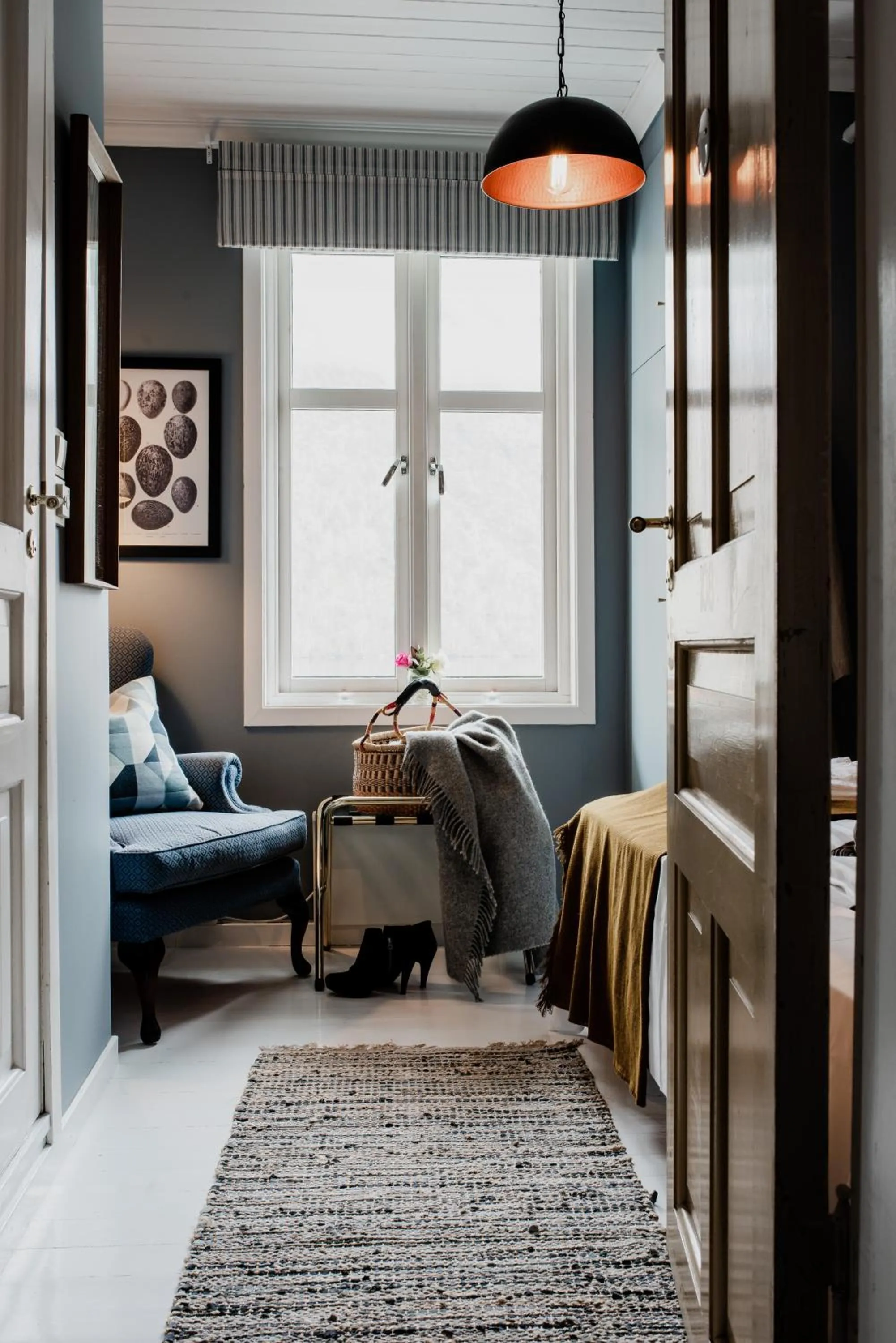 Bedroom, Bed in Fjærland Fjordstove Hotell - Huseby Hotelldrift AS