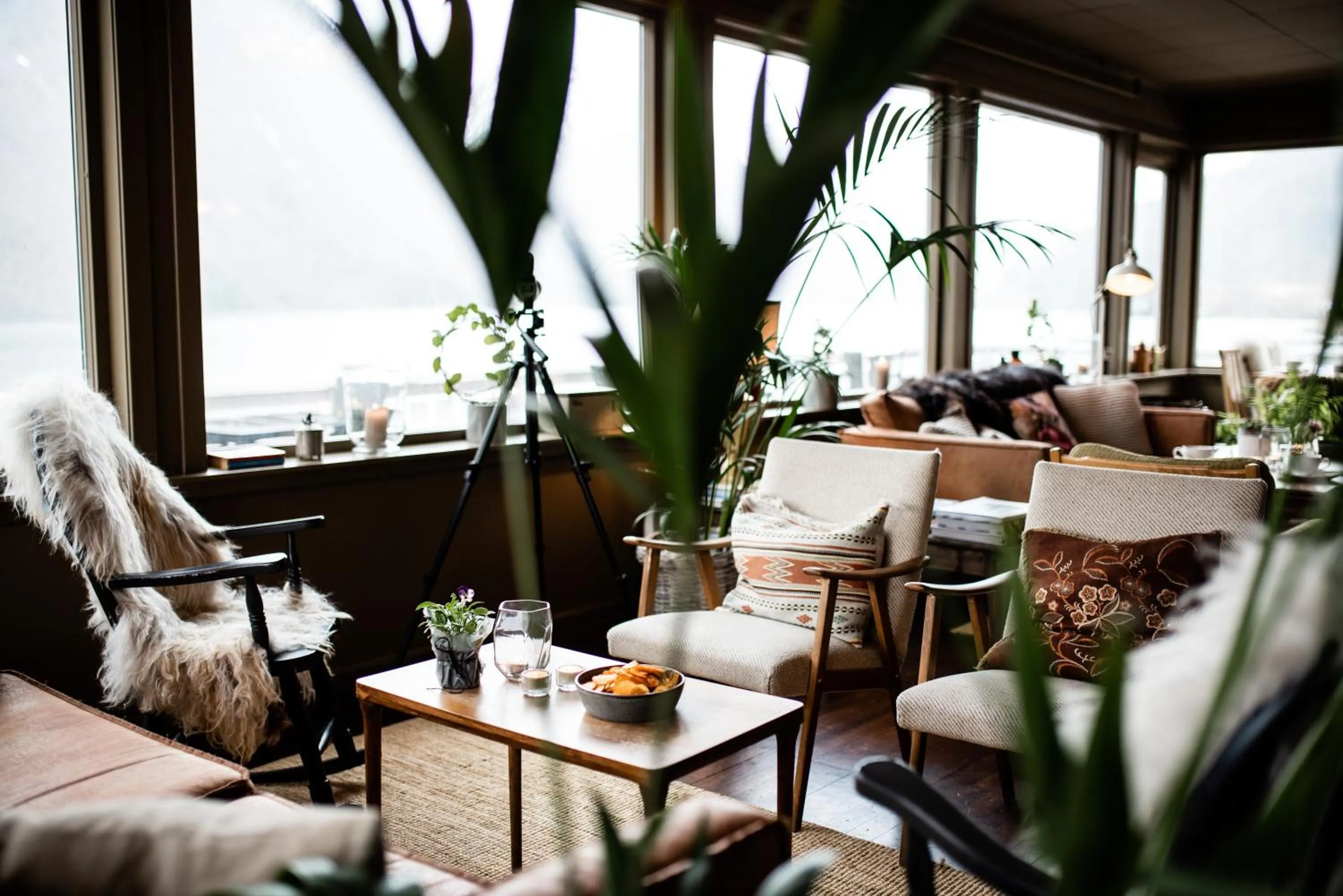 Living room in Fjærland Fjordstove Hotell - Huseby Hotelldrift AS