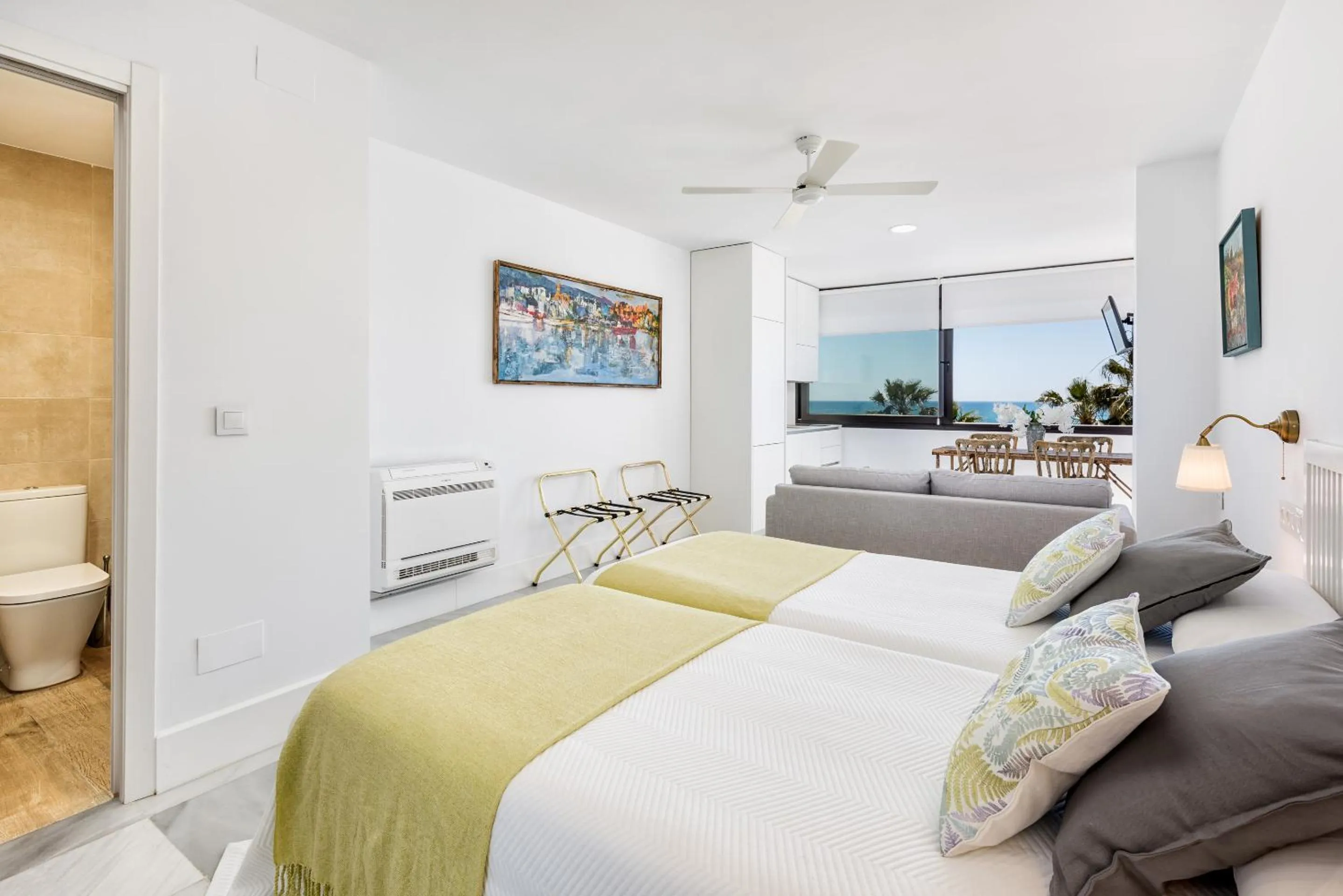 Bedroom, Bed in iloftmalaga Miramar