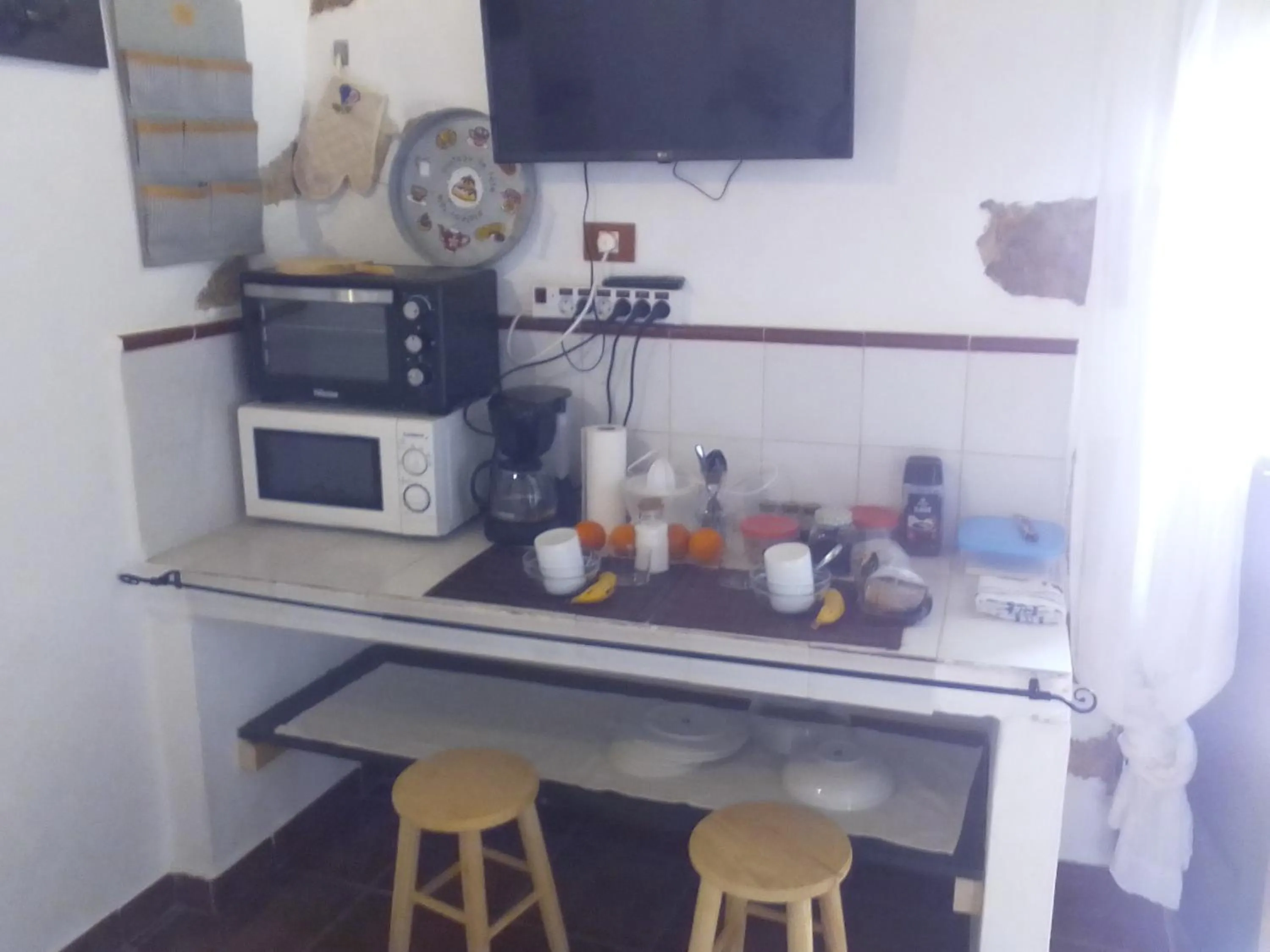 Kitchen or kitchenette in Villa Cecilio