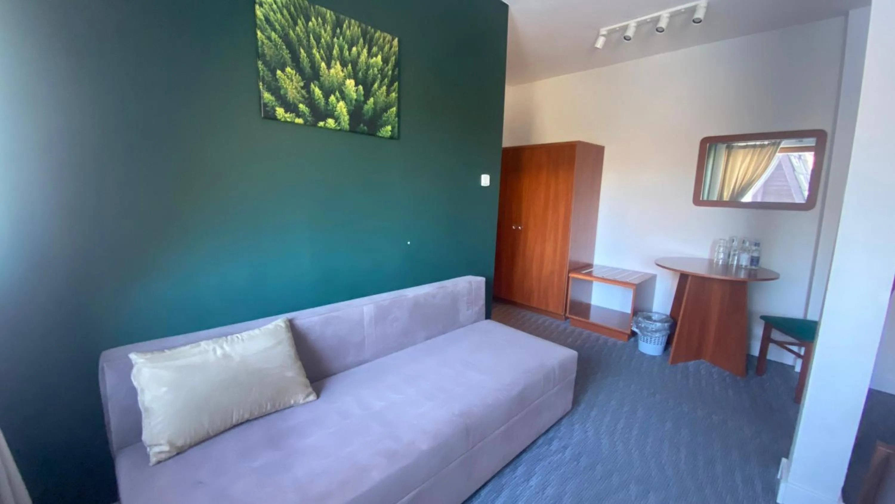 Seating area, Bed in Rudy Lis Szczyrk