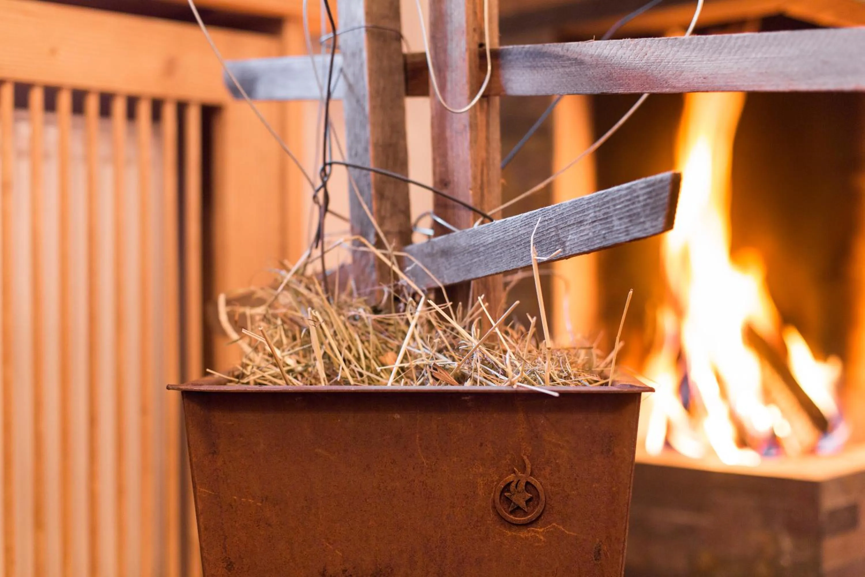 Decorative detail in Raffl's St. Antoner Hof
