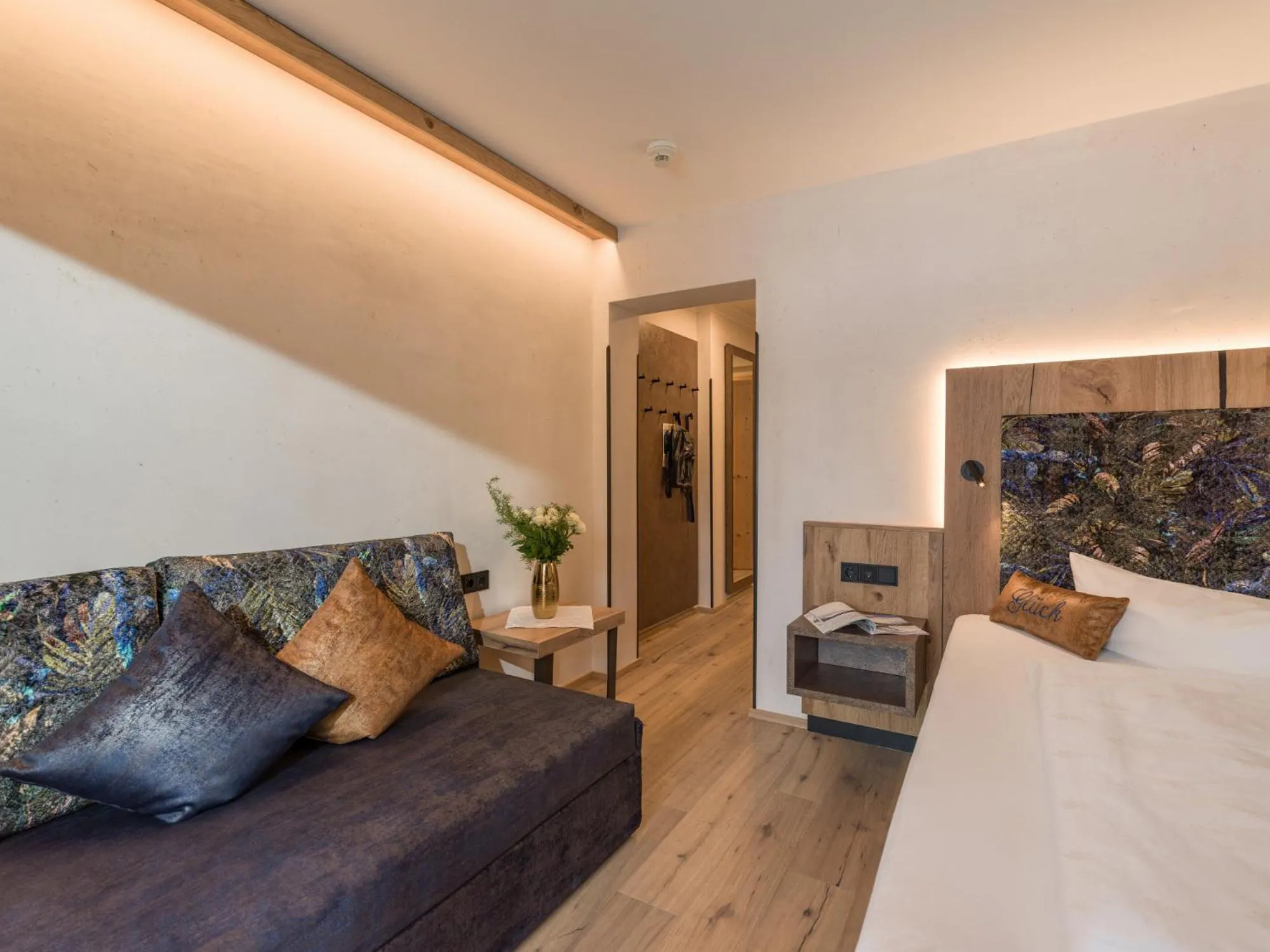 Bed in Liebes Caroline 4-Sterne-Hotel