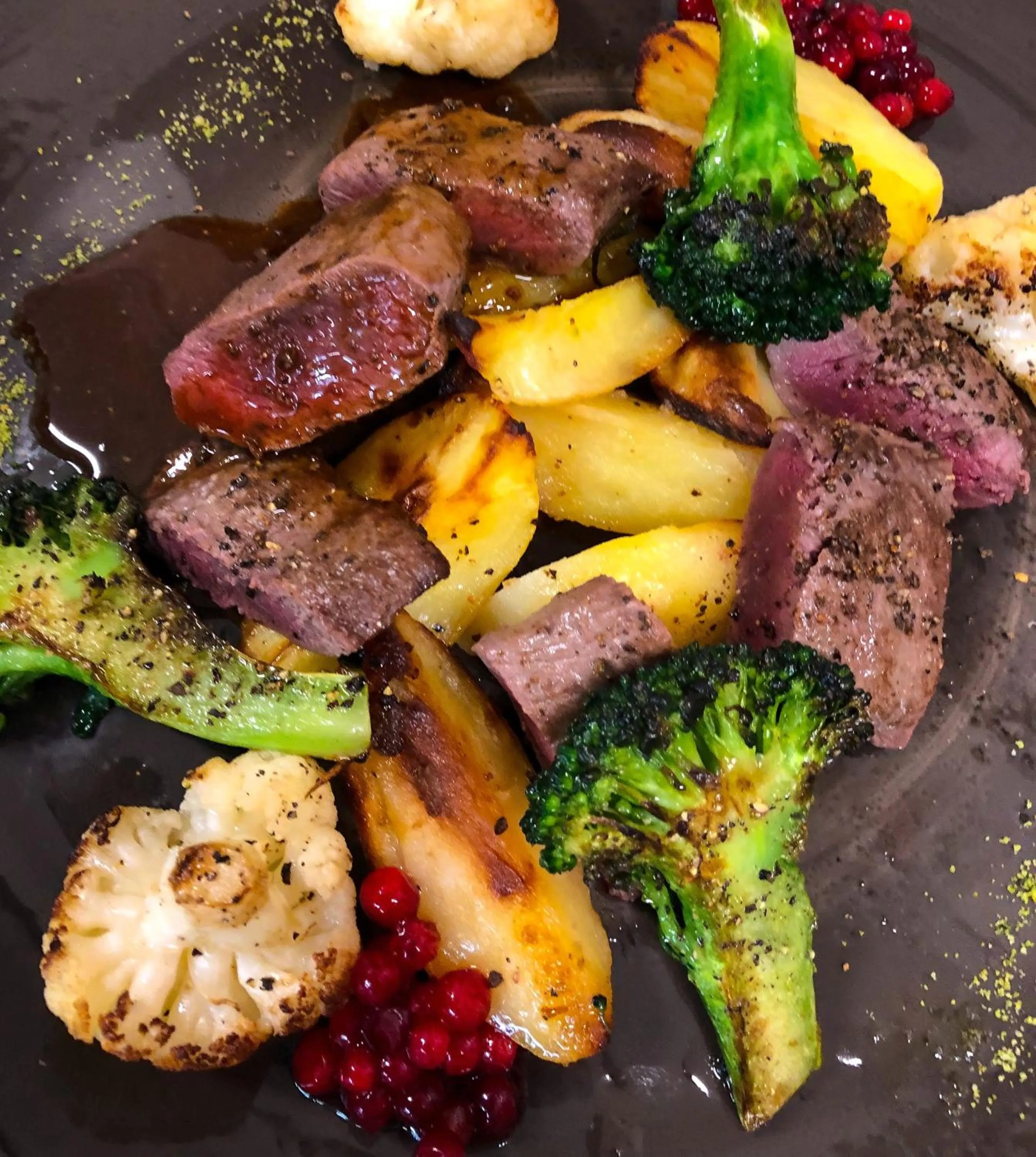 Dinner in Tysfjord Hotel