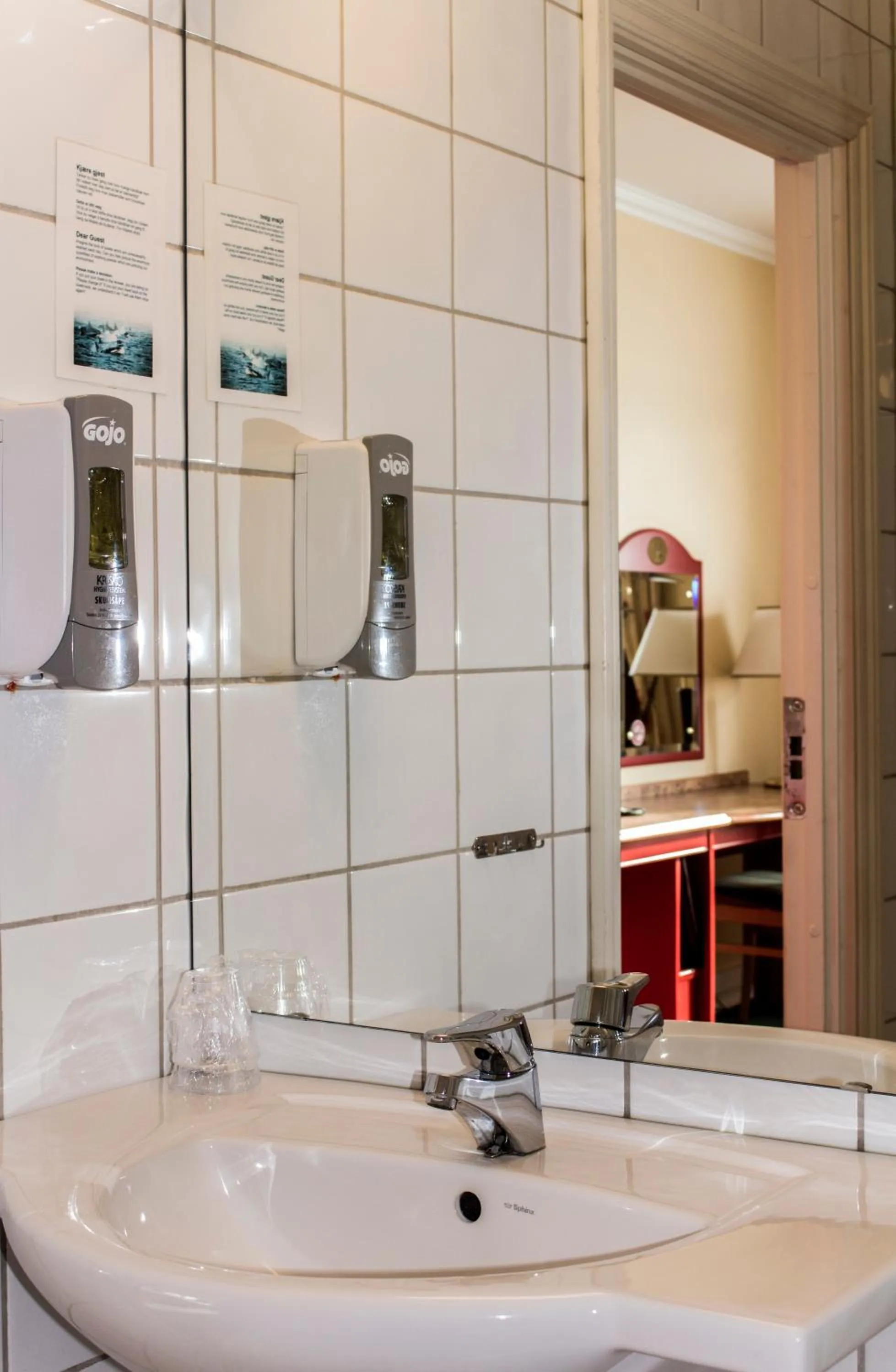 Bathroom in Tysfjord Hotel